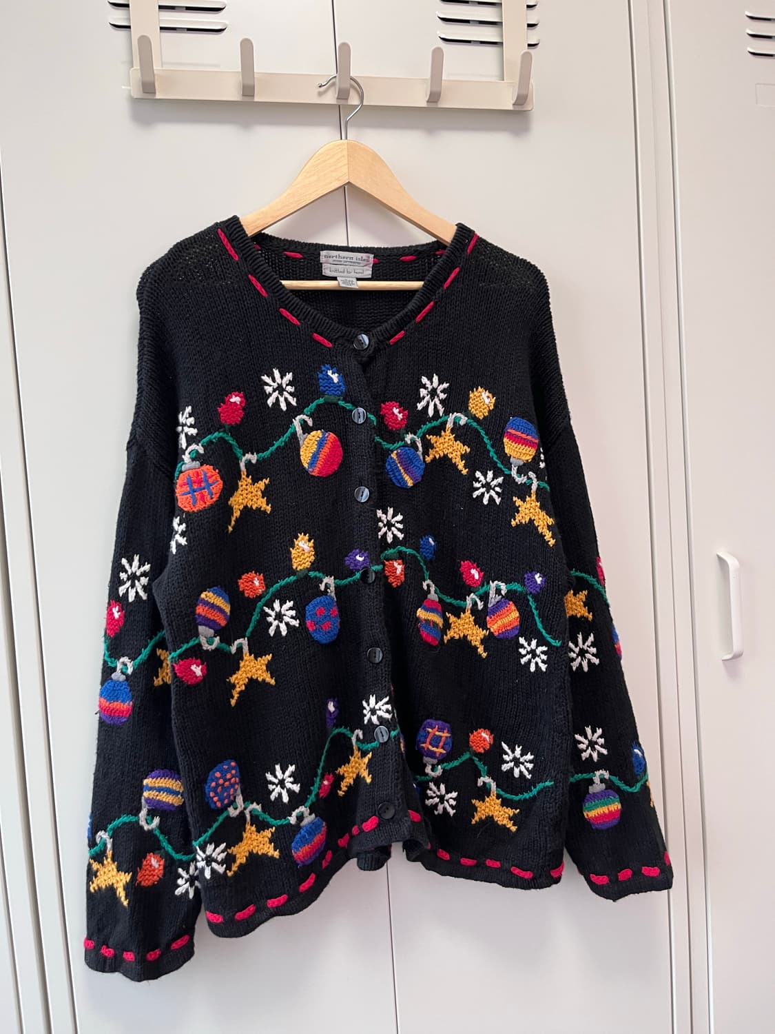 Northern isles 프리미엄 크리스마스 니트 가디건 상품이미지8