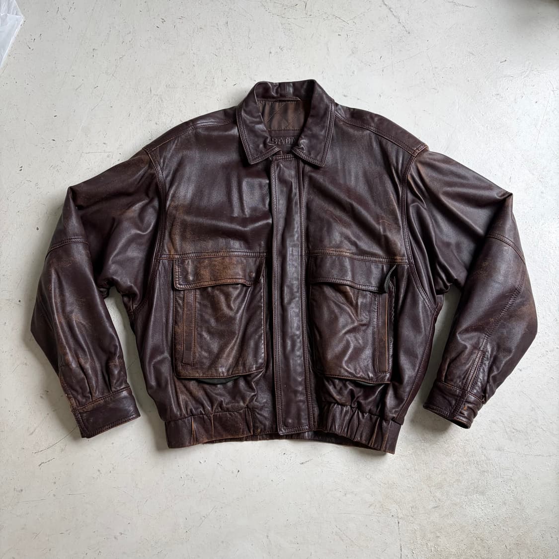 90s Bally 빈티지 A2 리얼 가죽자켓 42 상품이미지1