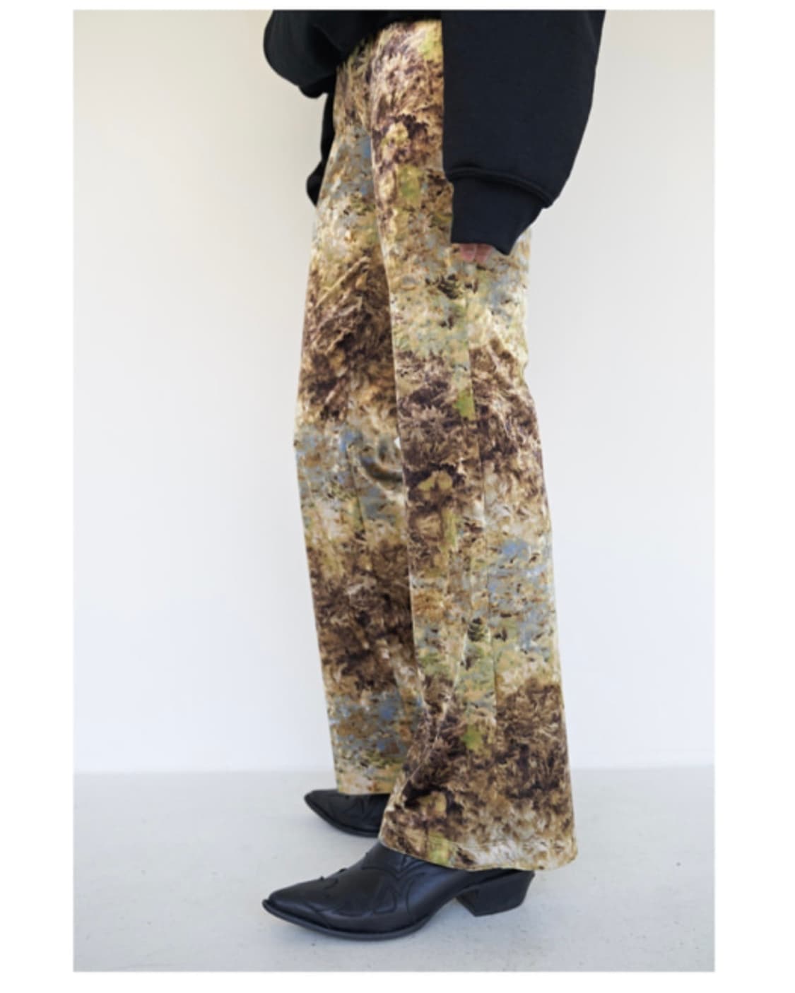 TEAK 티크 벨벳 저지 팬츠 상품이미지3