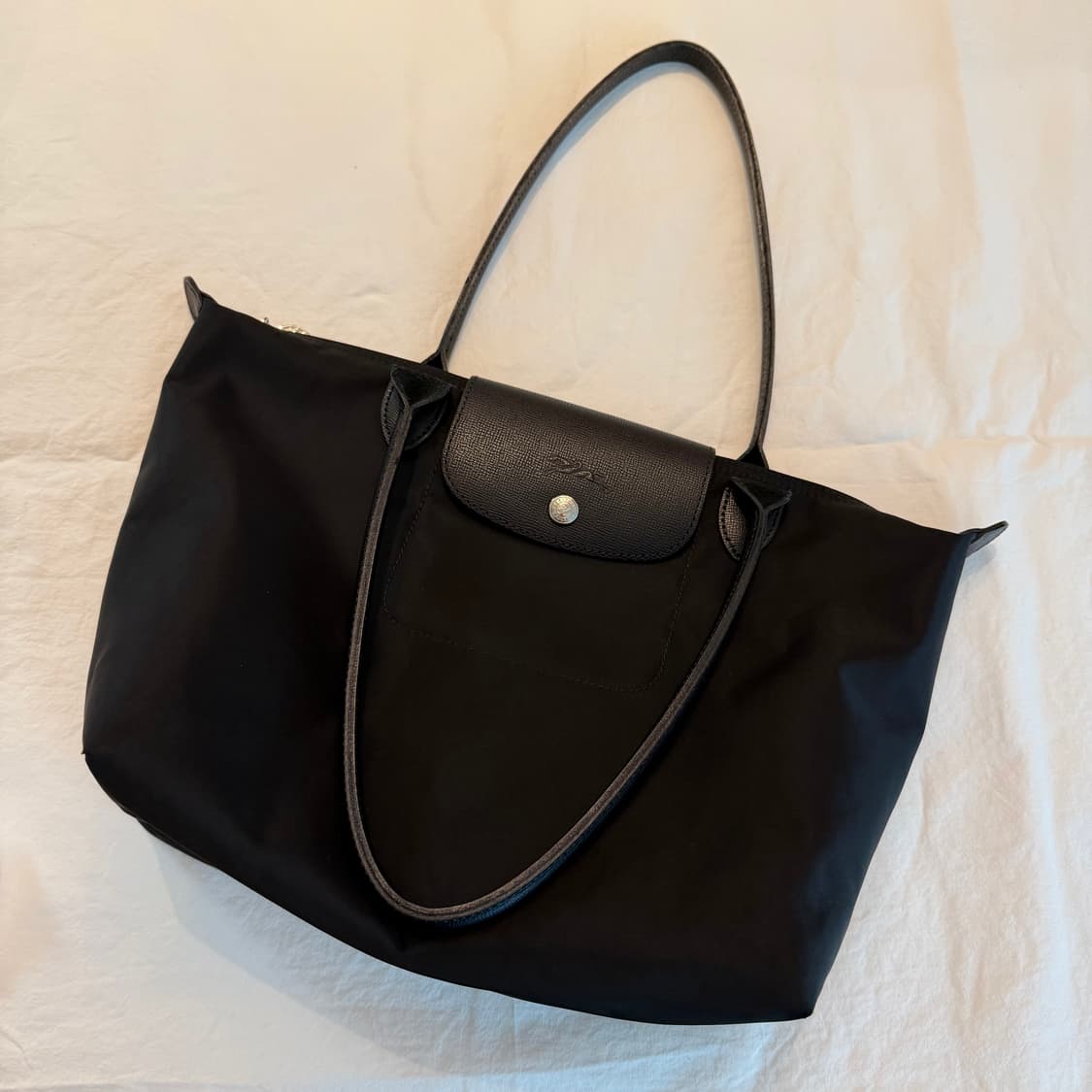 롱샴 르 플리아쥬 네오 숄더 블랙 미디움 상품이미지1