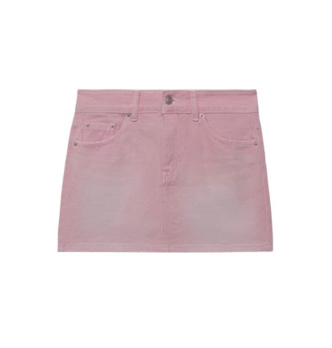인스턴트펑크 데님 미니 스커트 핑크 상품이미지3