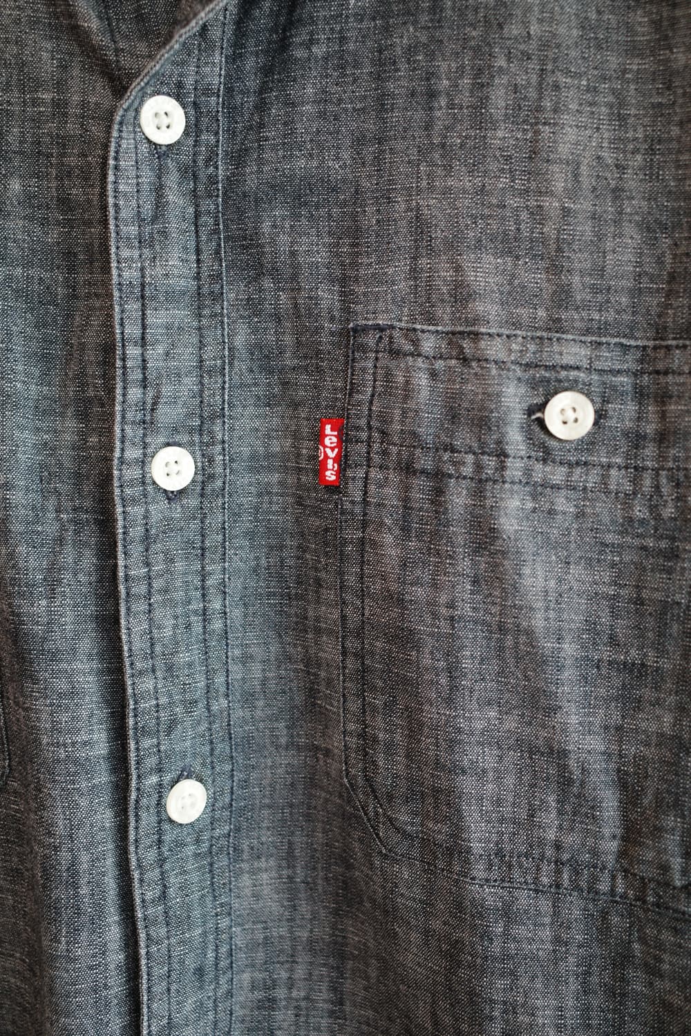 Levis 리바이스 샴브레이 원단 투포켓 셔츠 상품이미지4