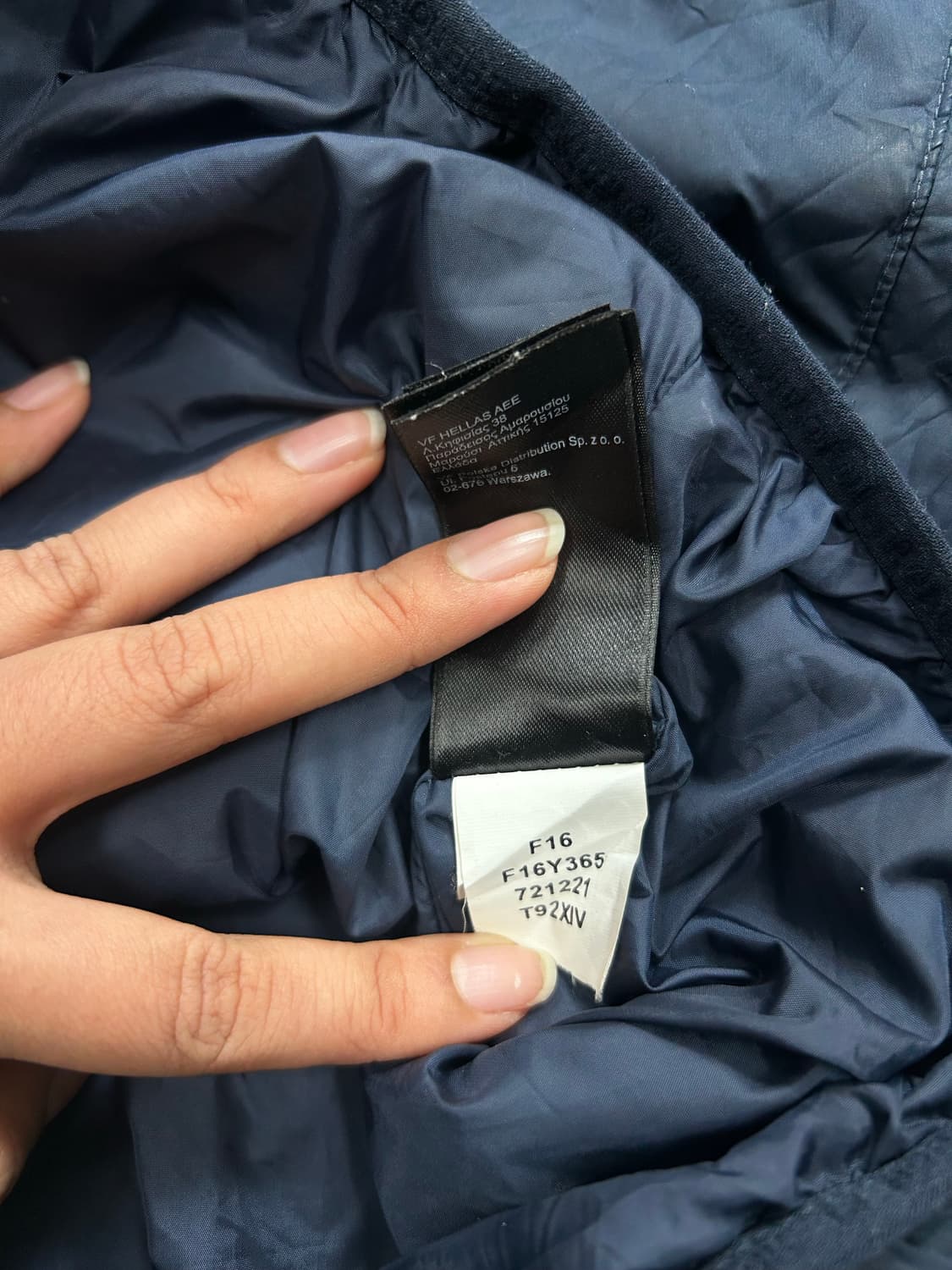 노스페이스 네이비 경량패딩 자켓 S 상품이미지8