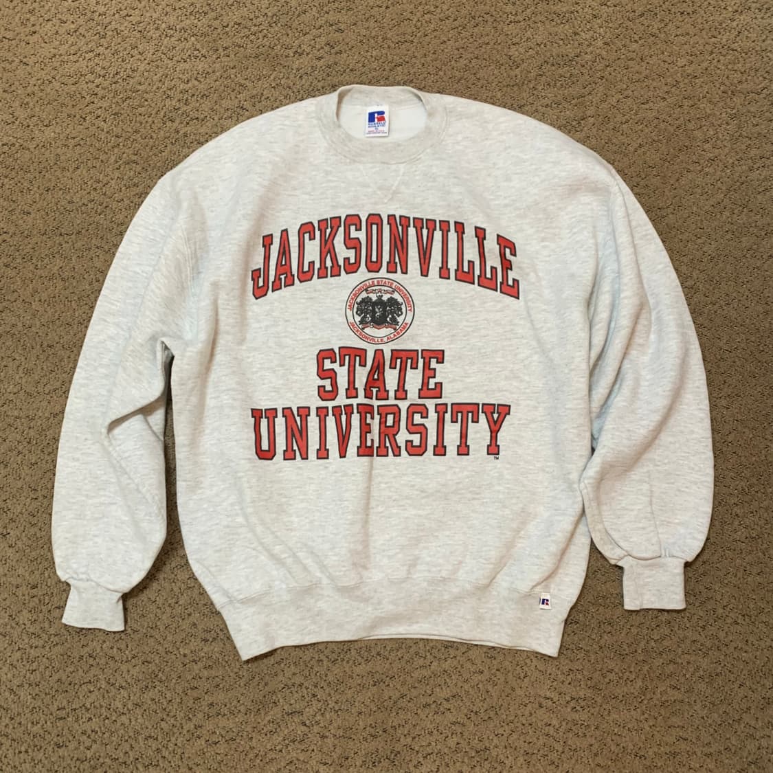 90s 러셀 프린트 스웻셔츠 (XL) 상품이미지1