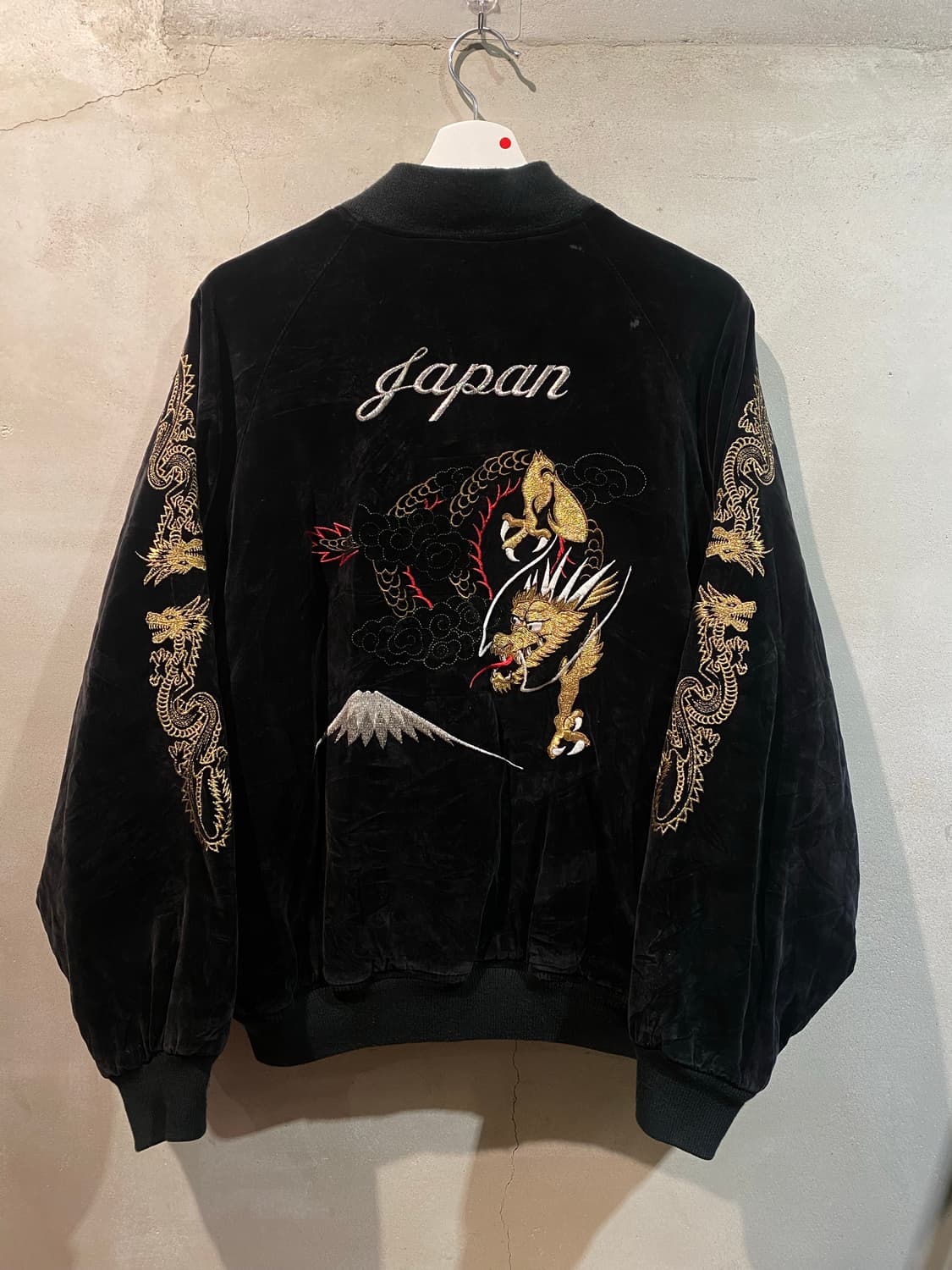 일본 빈티지 스카잔 벨벳 점퍼 상품이미지6