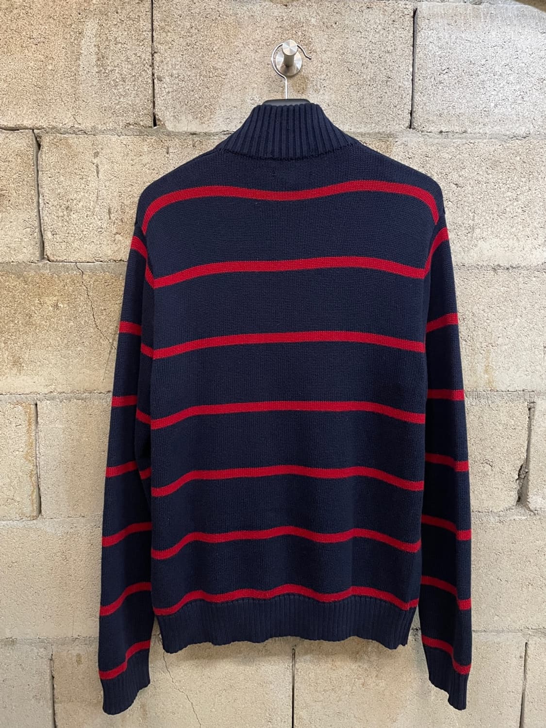 폴로 랄프로렌 스트라이프 반집업 니트  상품이미지3