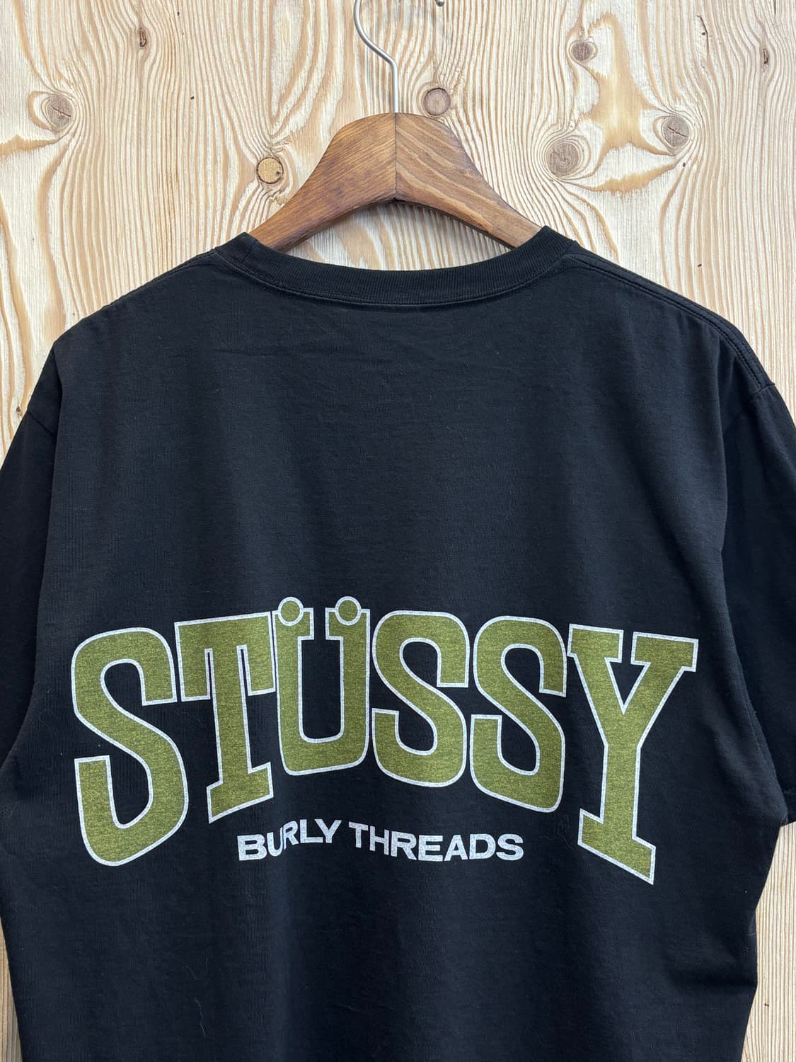 스투시 벌리 쓰레드 피그먼트 다이드 티셔츠 상품이미지4