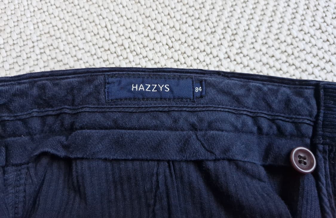 해지스 코듀로이 팬츠 네이비 33 상품이미지5