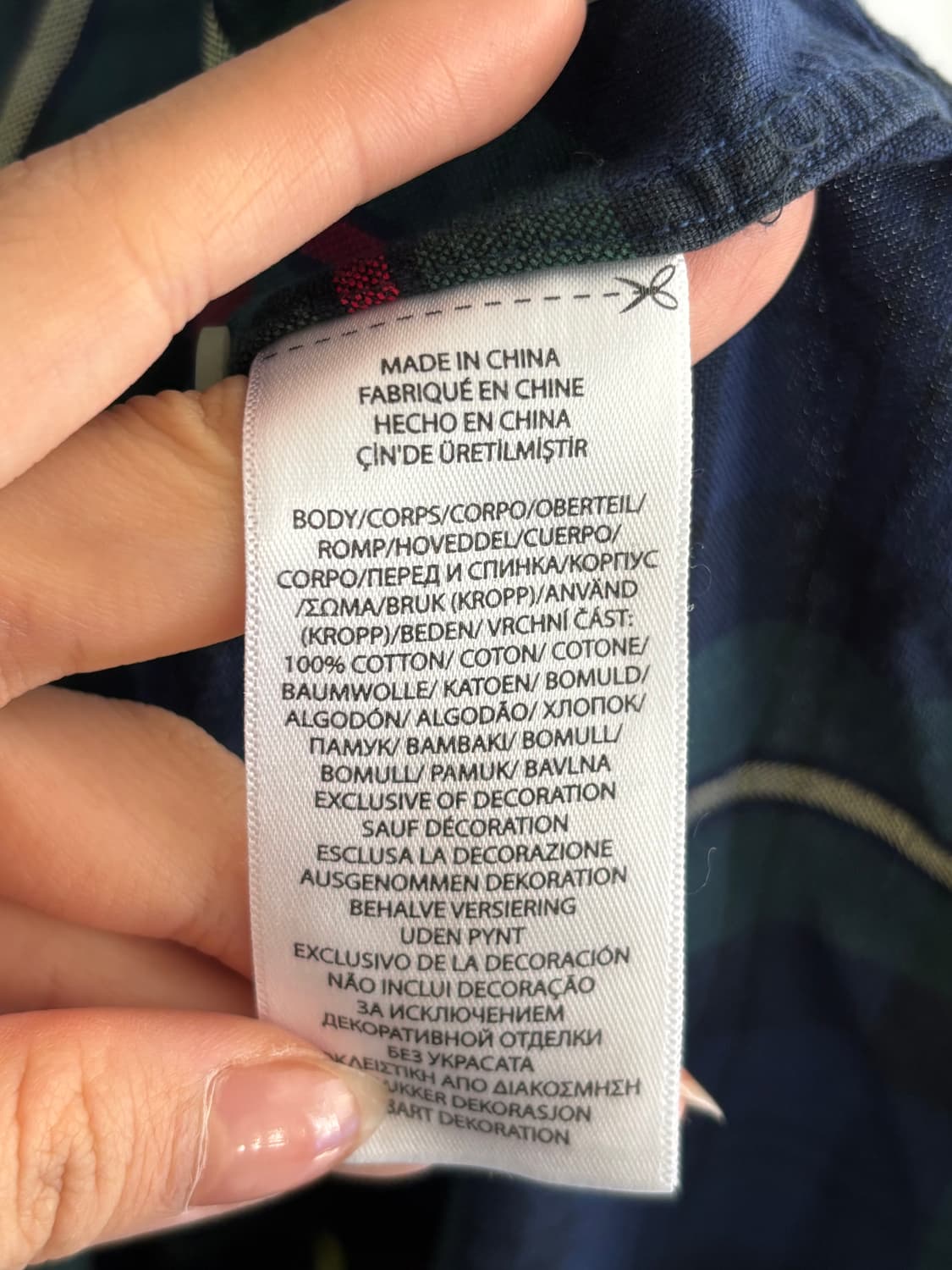 Polo 폴로 랄프로렌 신형 블루 타탄체크 클래식 핏 상품이미지6