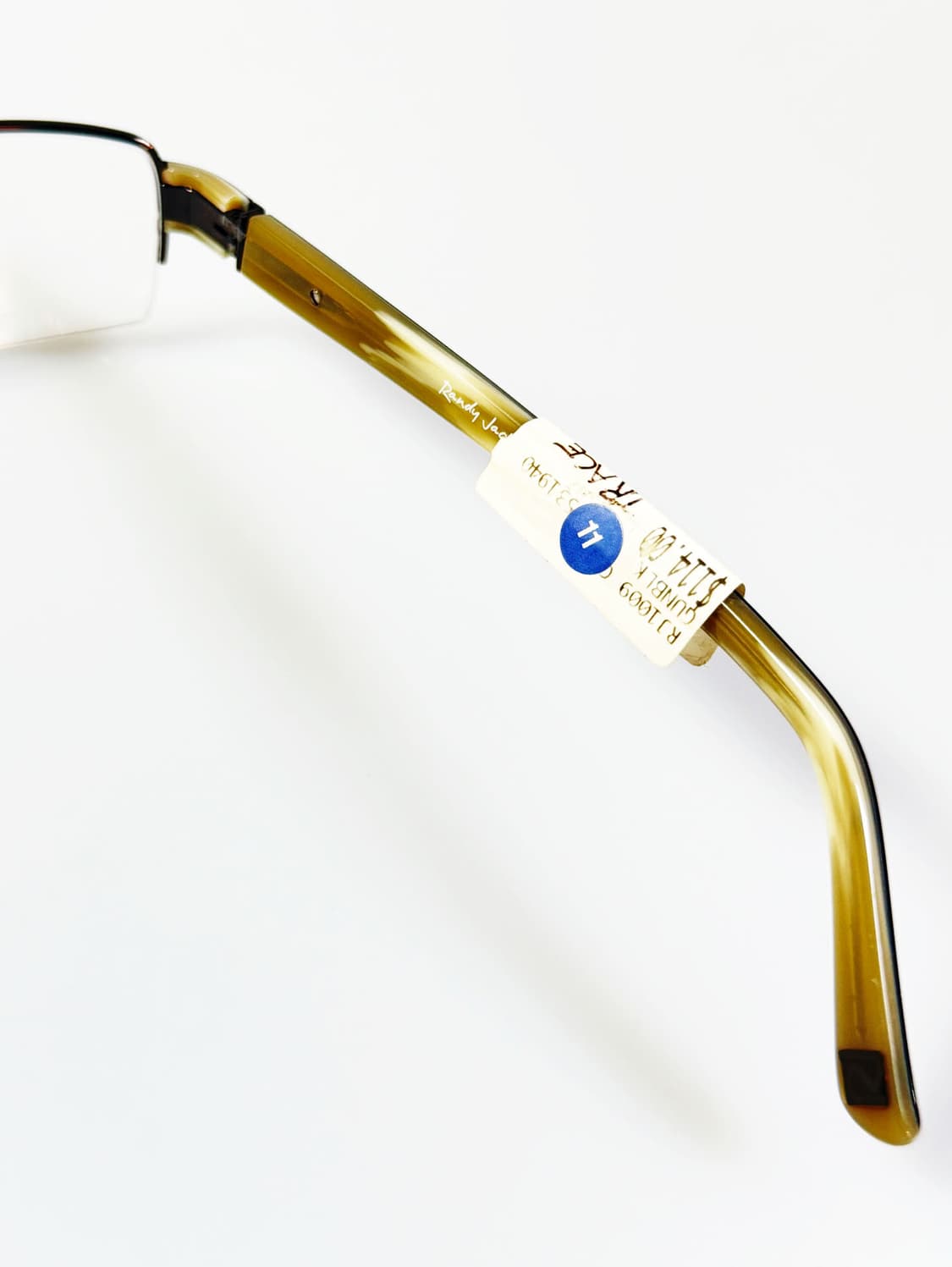 RANDY JACKSON 반무테 스퀘어 메탈 프레임 빈티지 안경 상품이미지6