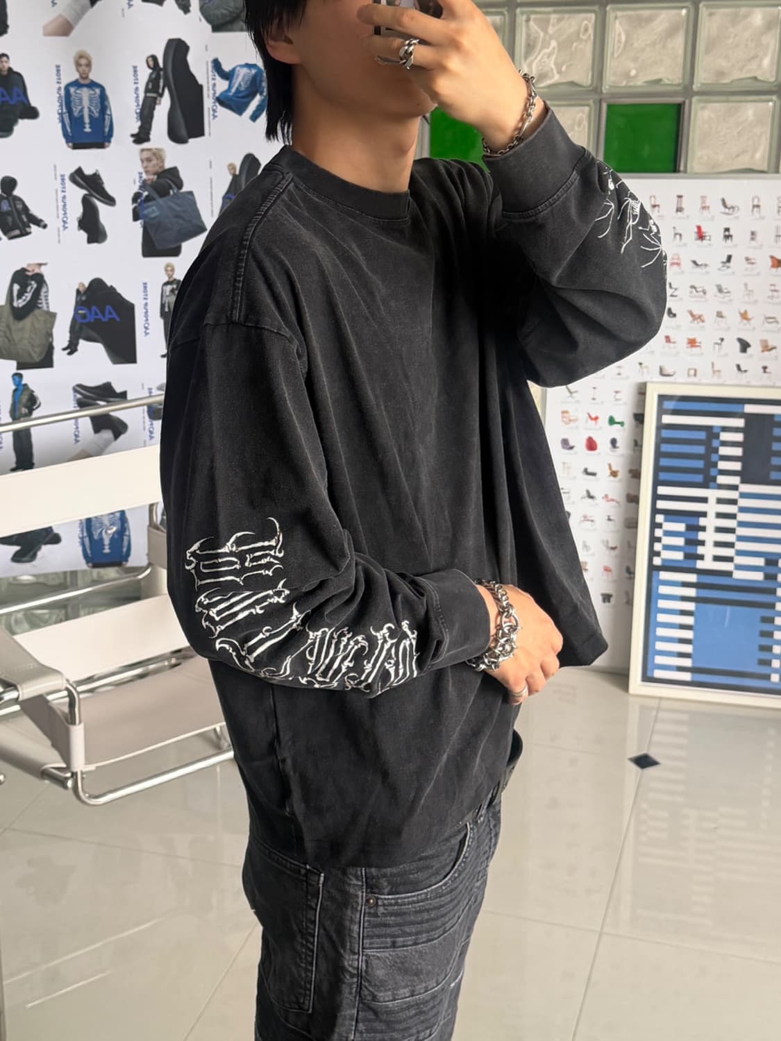 simple logo long sleeve 심플 로고 롱슬리브 상품이미지1