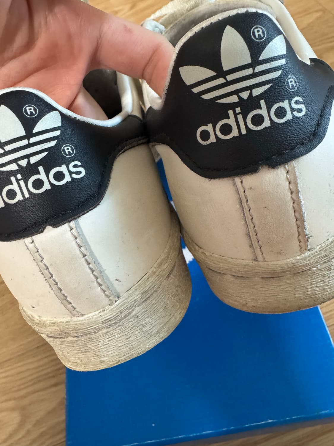 아디다스 슈퍼스타82 화이트 블랙 235 상품이미지6