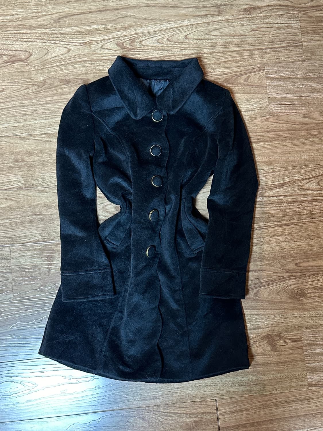 빈티지 레이스 리본 블랙 코트 히메갸루 로걀 라떼 달천깔 공겜여주 긱시크 상품이미지1