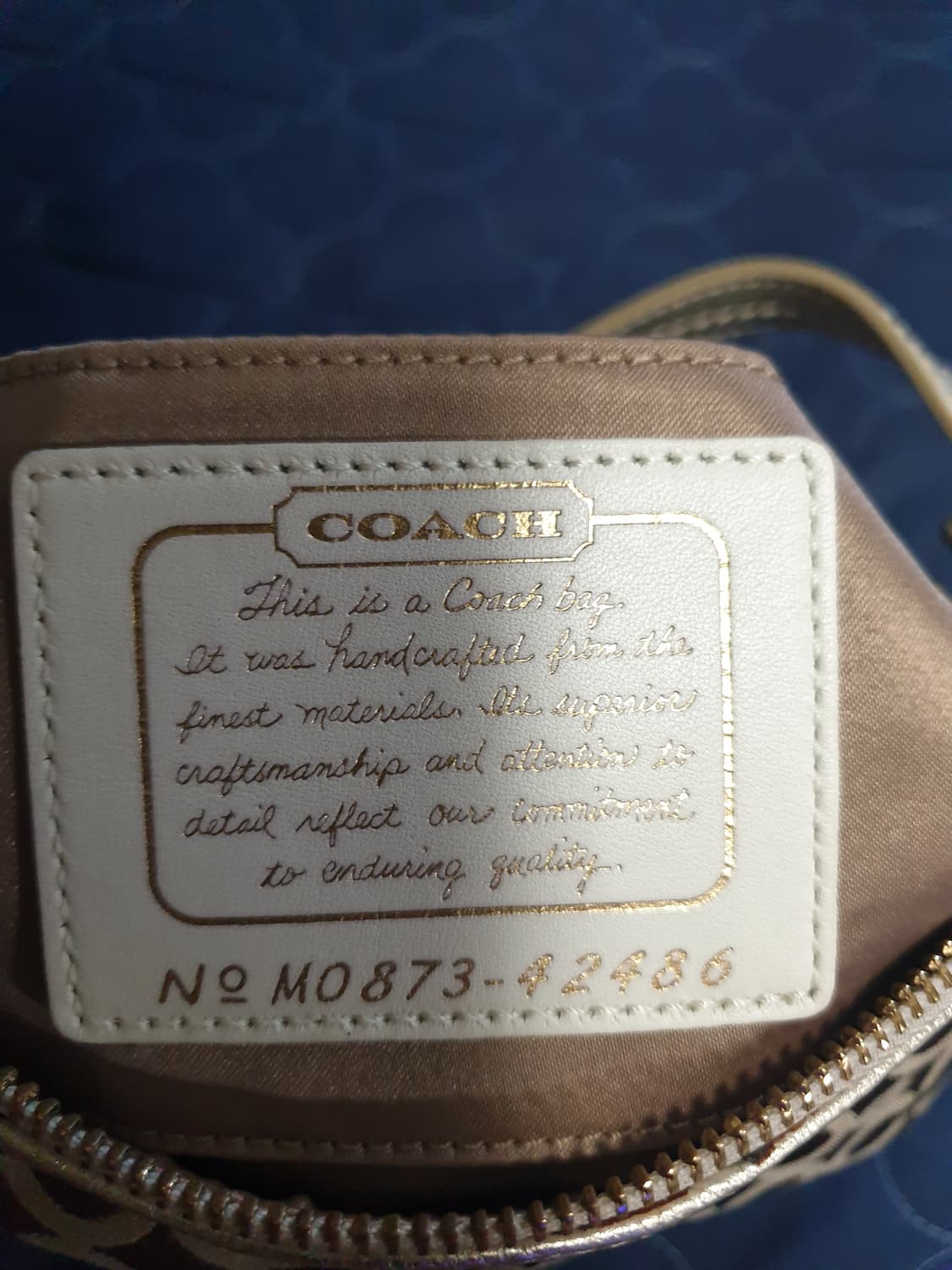 (빈티지) COACH 코치 모노그램 플라워 패치 미니 숄더백 상품이미지4