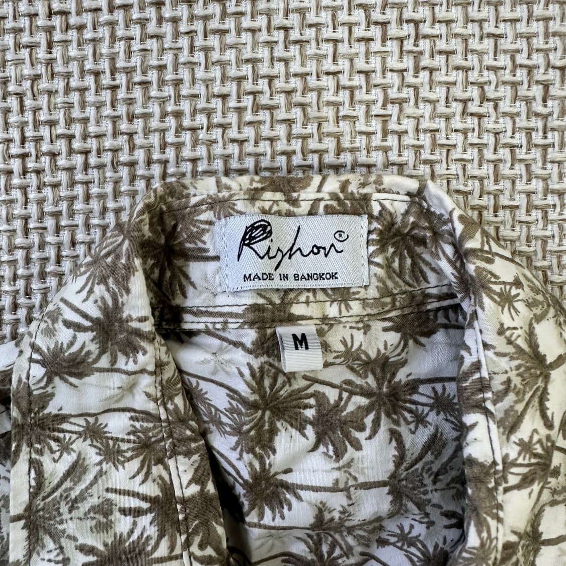 M Rishon 방콕 팜트리 프린트 셔츠 0424D 상품이미지2