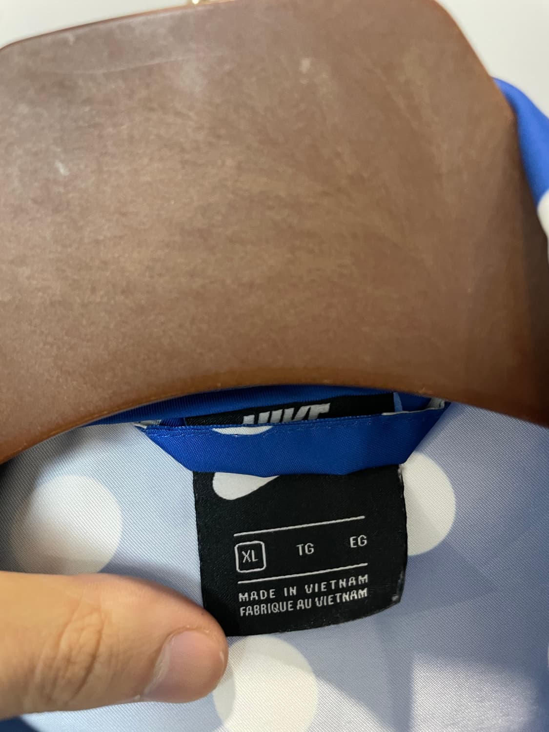 (XL) Nike 나이키 블루 도트 코치 자켓 상품이미지5