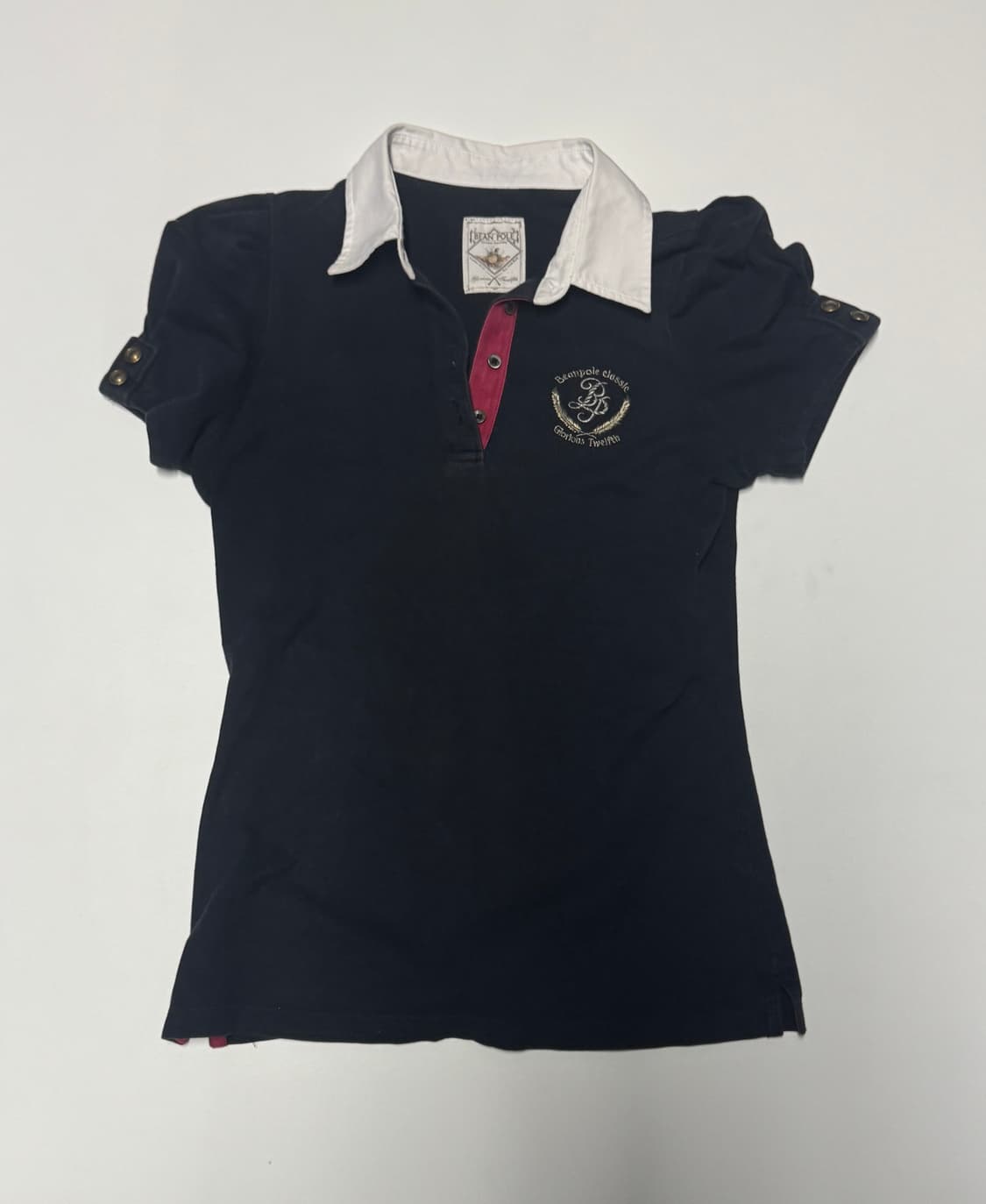 여성 빈폴 레이디스 올드스쿨 반팔 카라티 Xs ~ s 상품이미지1