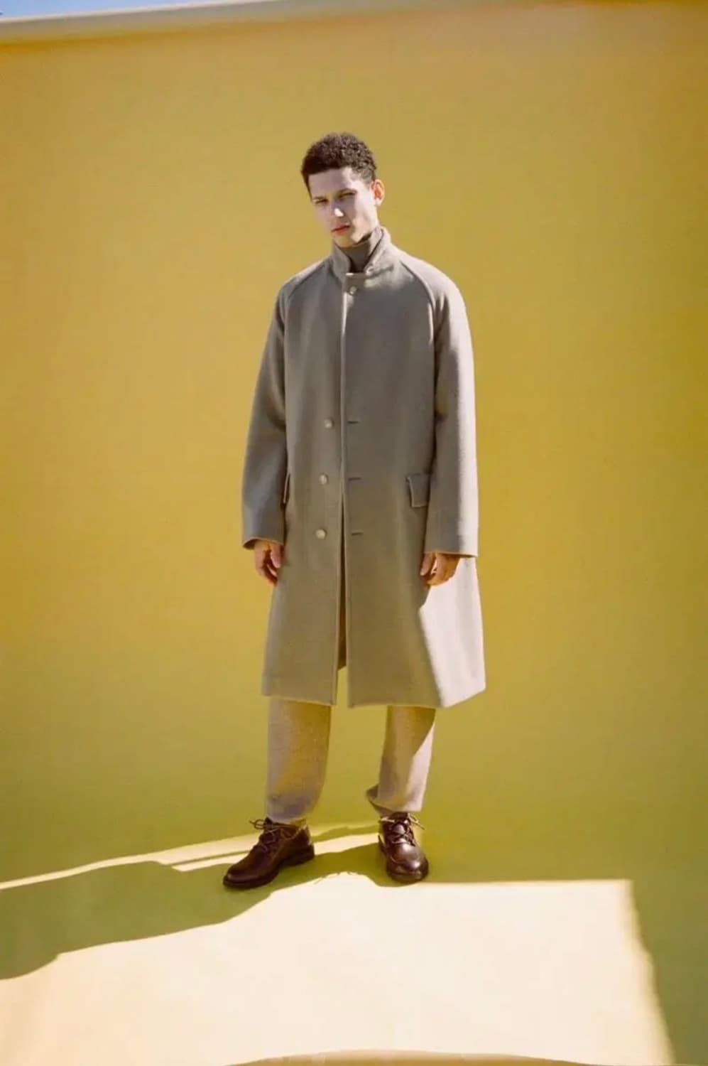 오라리 베이비카멜 체스터필드 코트 상품이미지4