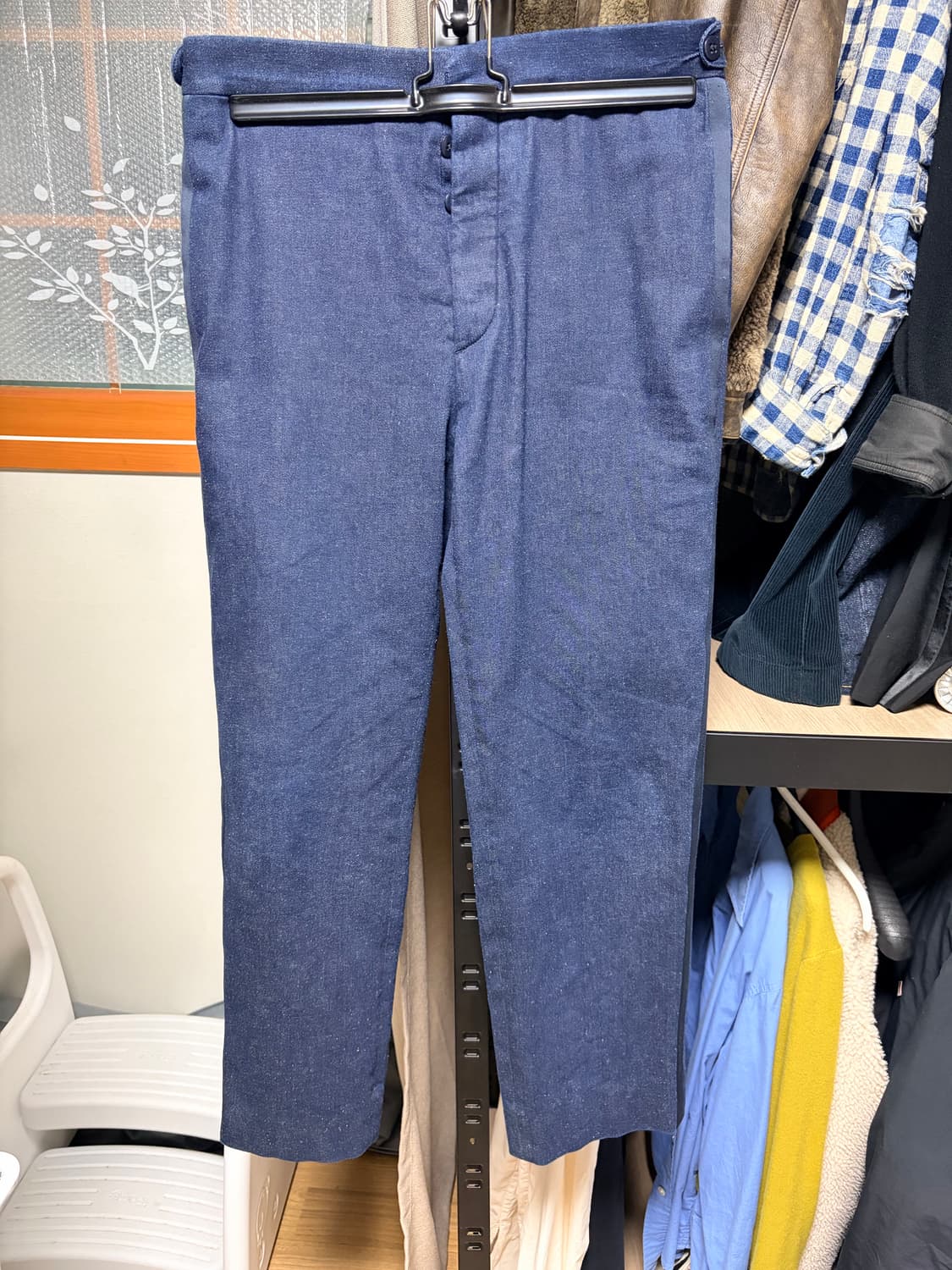 더블알엘 인디고 데님 턱시도 트라우저 32 상품이미지3