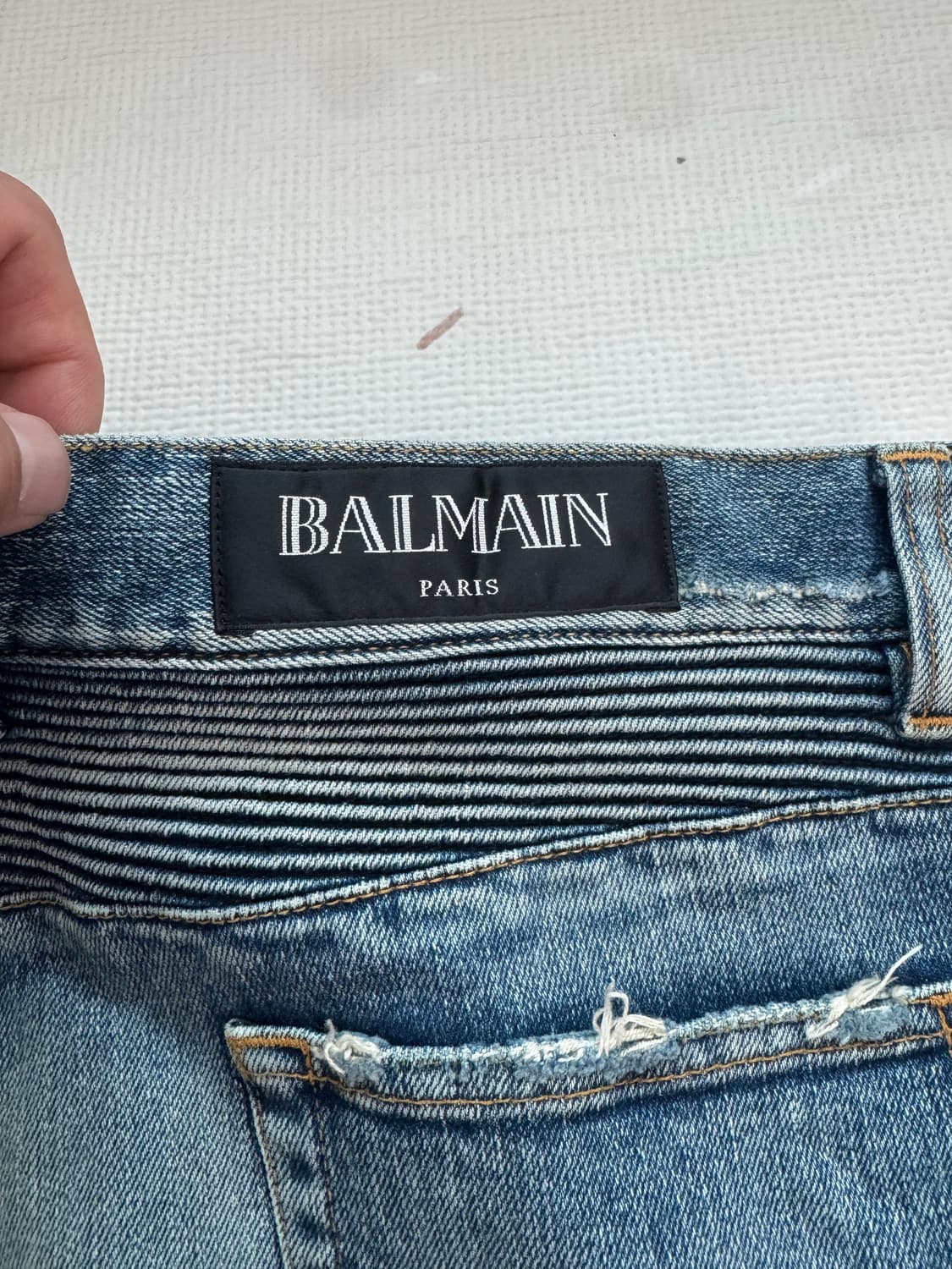  발망 바이커 디스진 청바지 (34)  상품이미지3