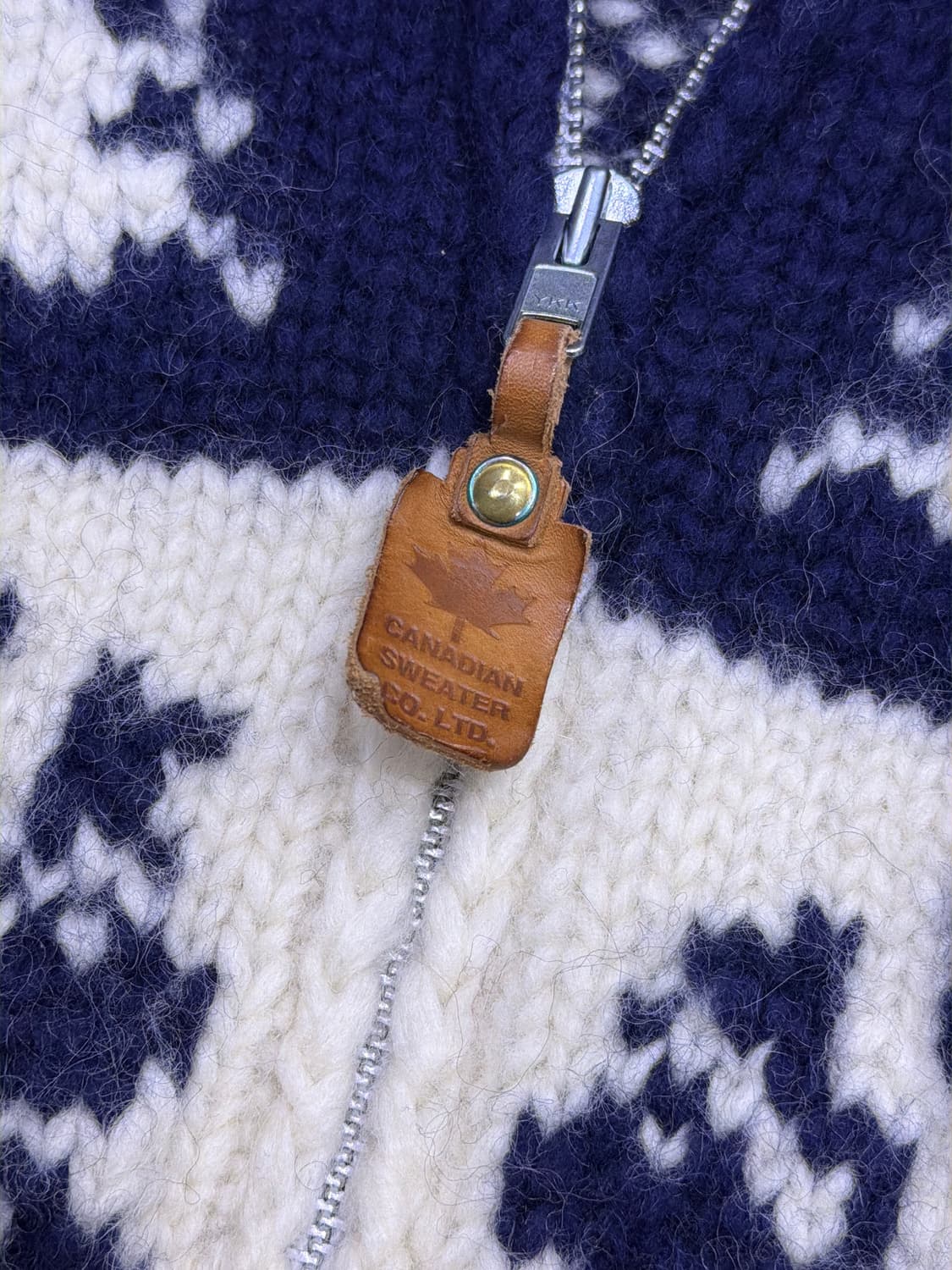 캐나디안 스웨터 헤비울 디어 사슴 코위찬 집업 여성 가디건 상품이미지5