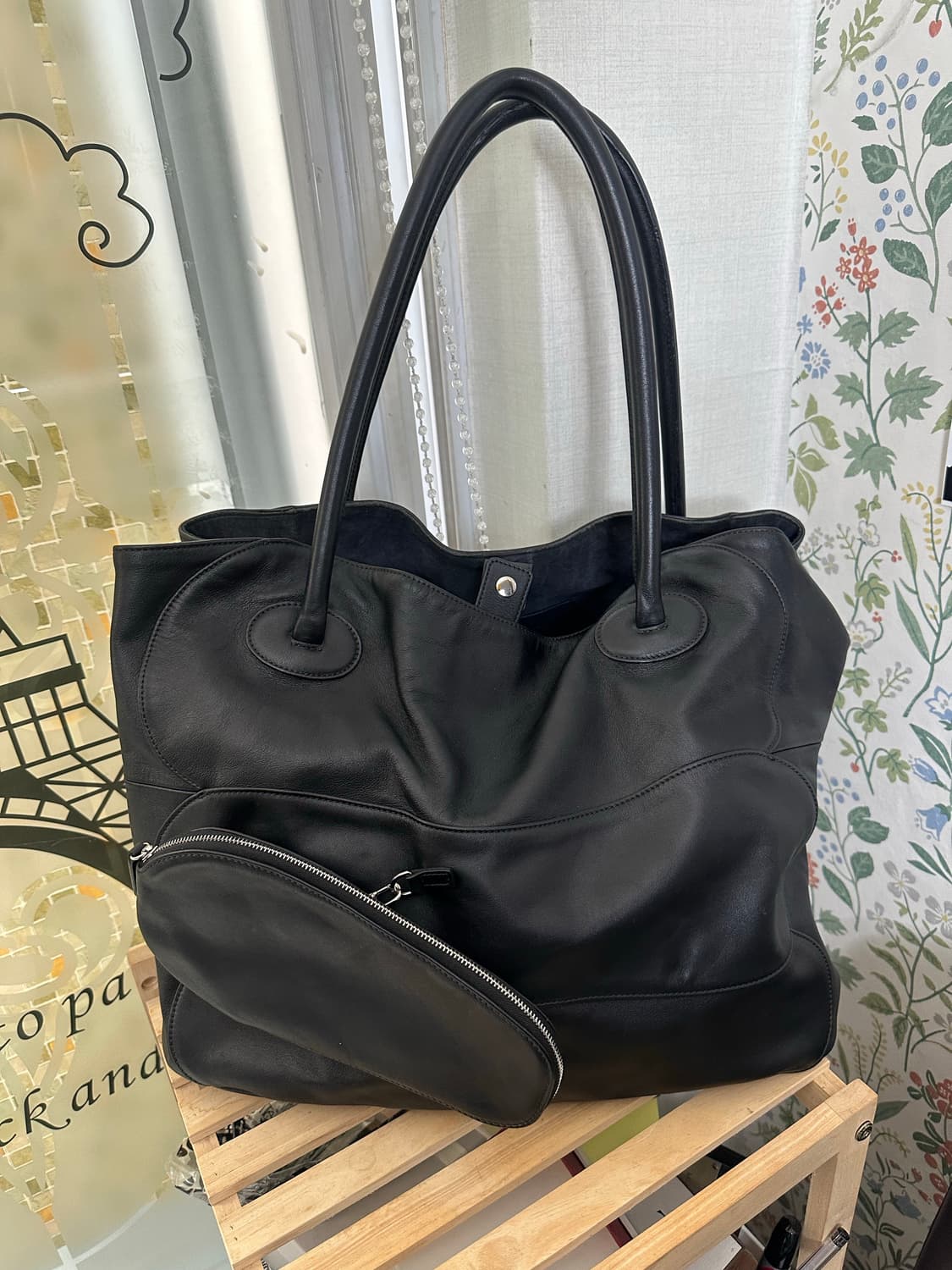 마뗑김 레더 빅백 상품이미지1