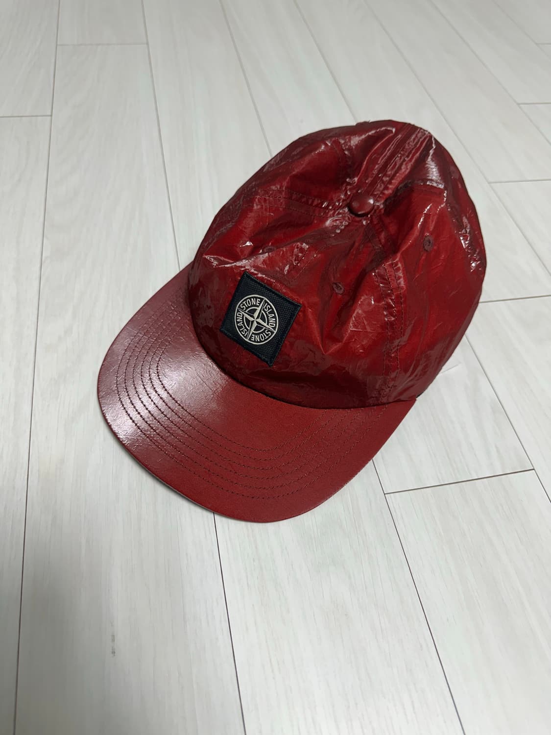 스톤아일랜드 x 슈프림 캠프캡 레드 상품이미지2