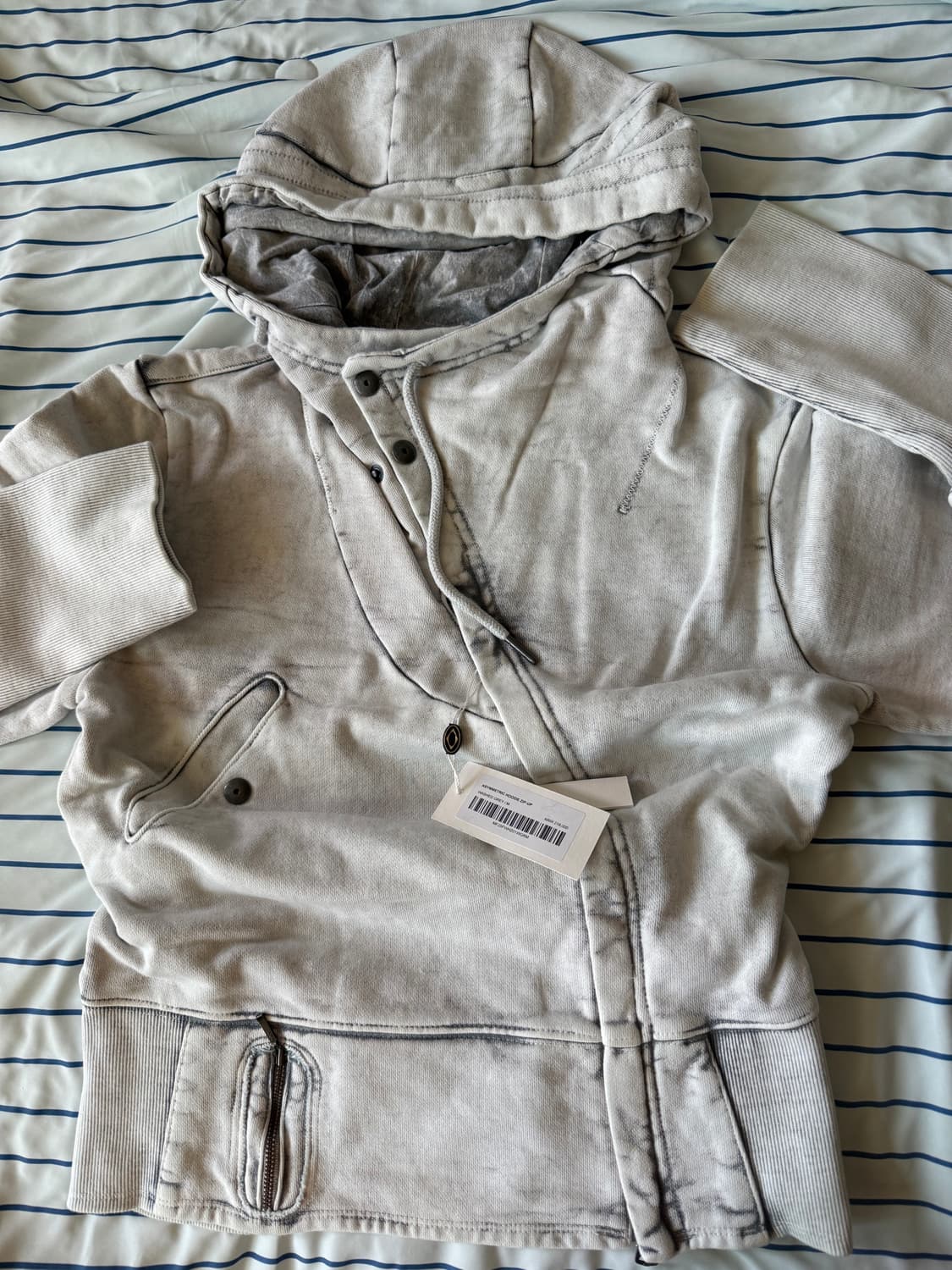 미스치프 ASYMMETRIC HOODIE ZIP-UP 판매 상품이미지5