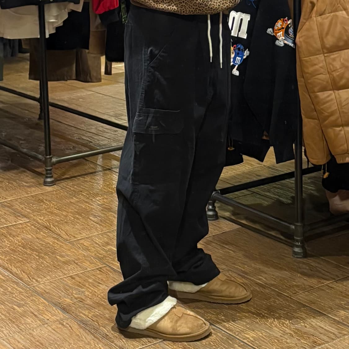 [HI] VTG 카고 팬츠 블랙 상품이미지4