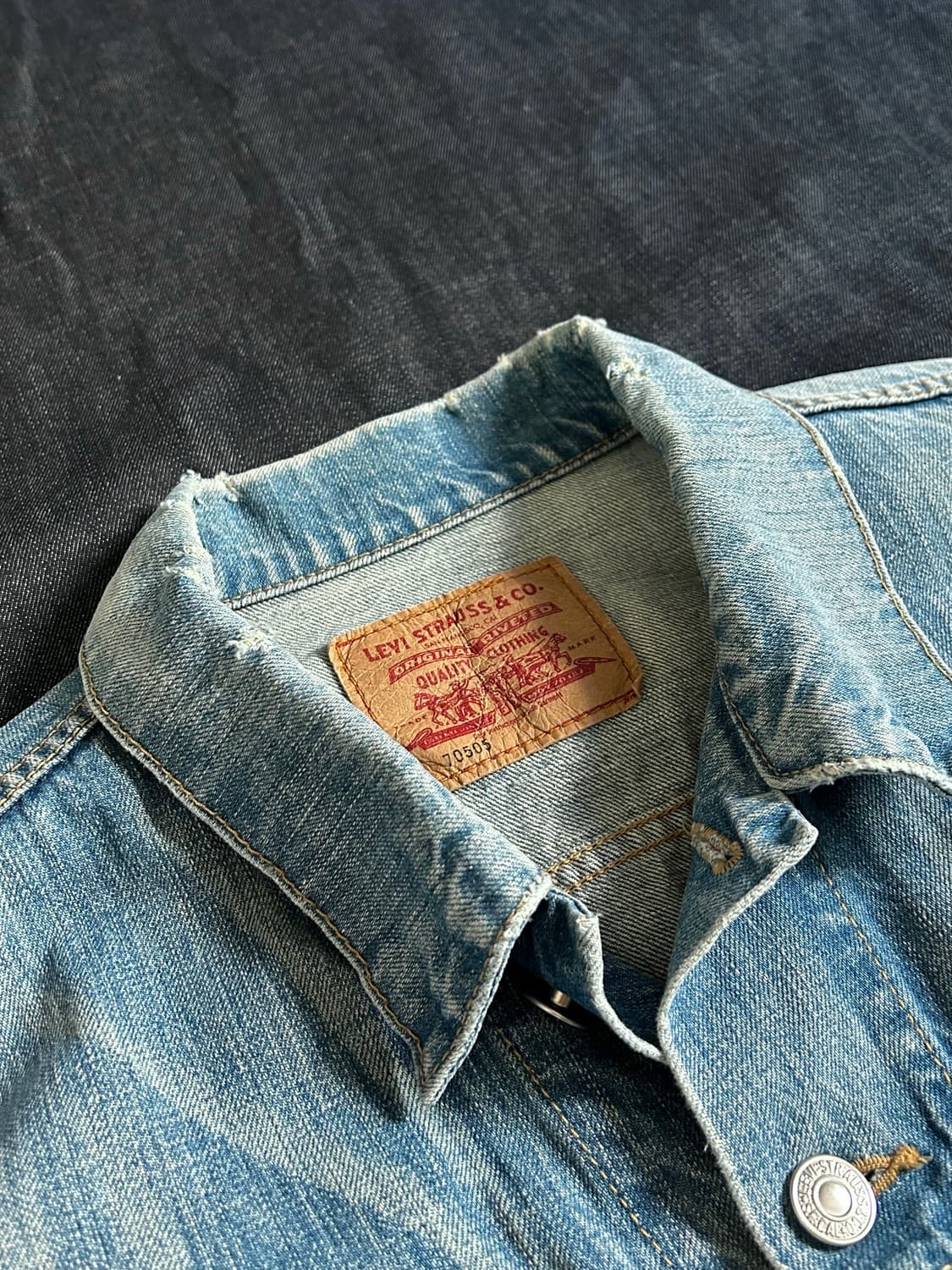 00s 리바이스 3rd 데님 트러커 자켓 Made in Korea 상품이미지3