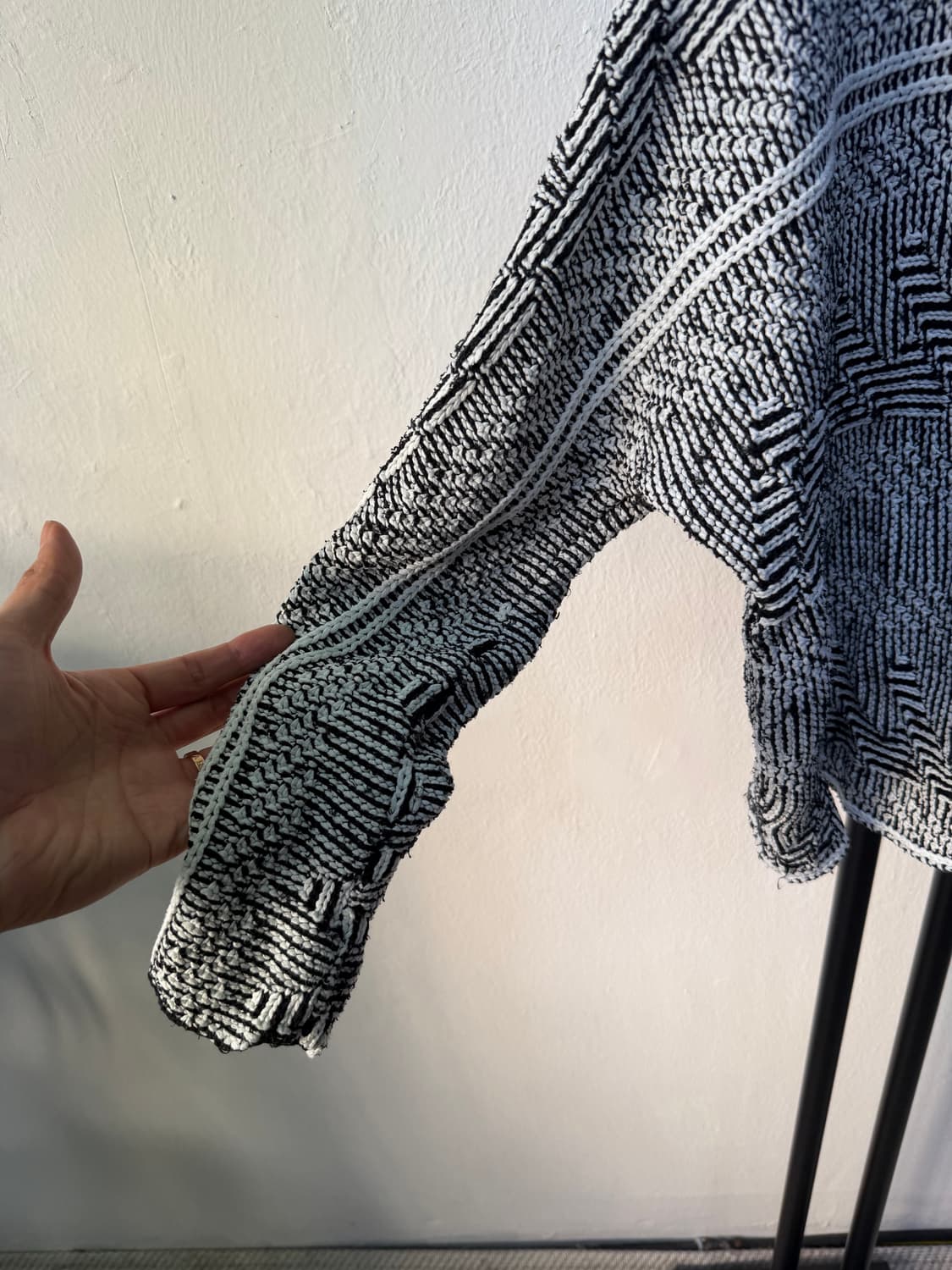 정품) maje 마쥬 루즈핏 트위드 탑 니트 2 상품이미지2