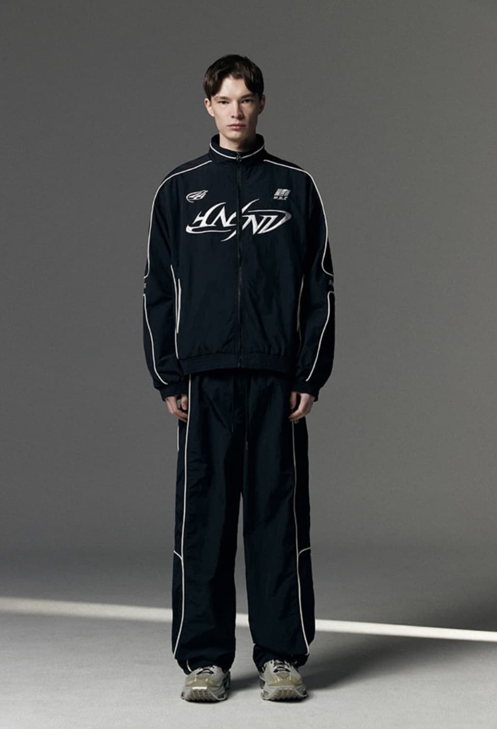 낫포너드 레이싱 팬츠 바지 블랙 L 상품이미지2