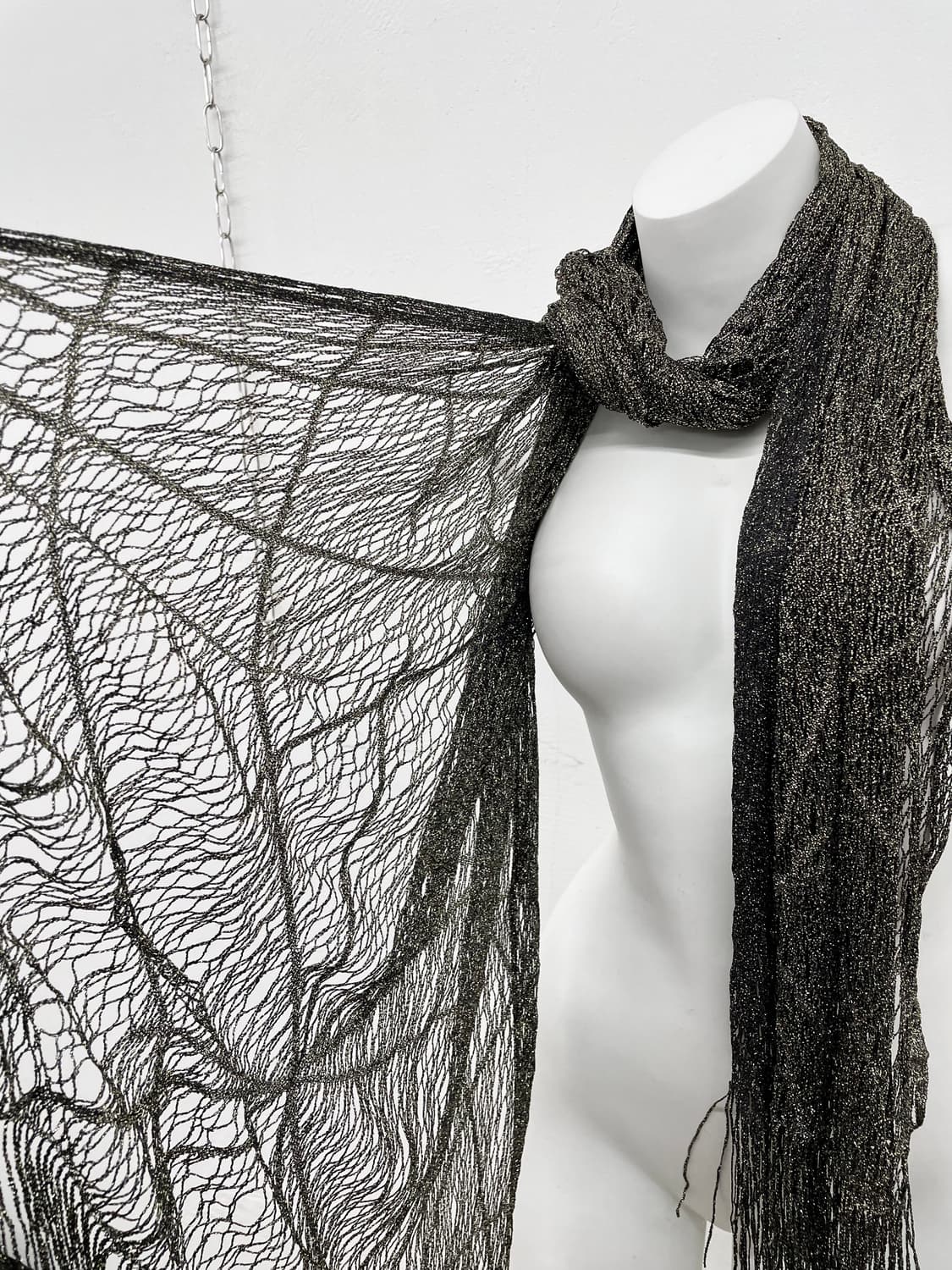 그런지 글리터 디테일 머플러  상품이미지2