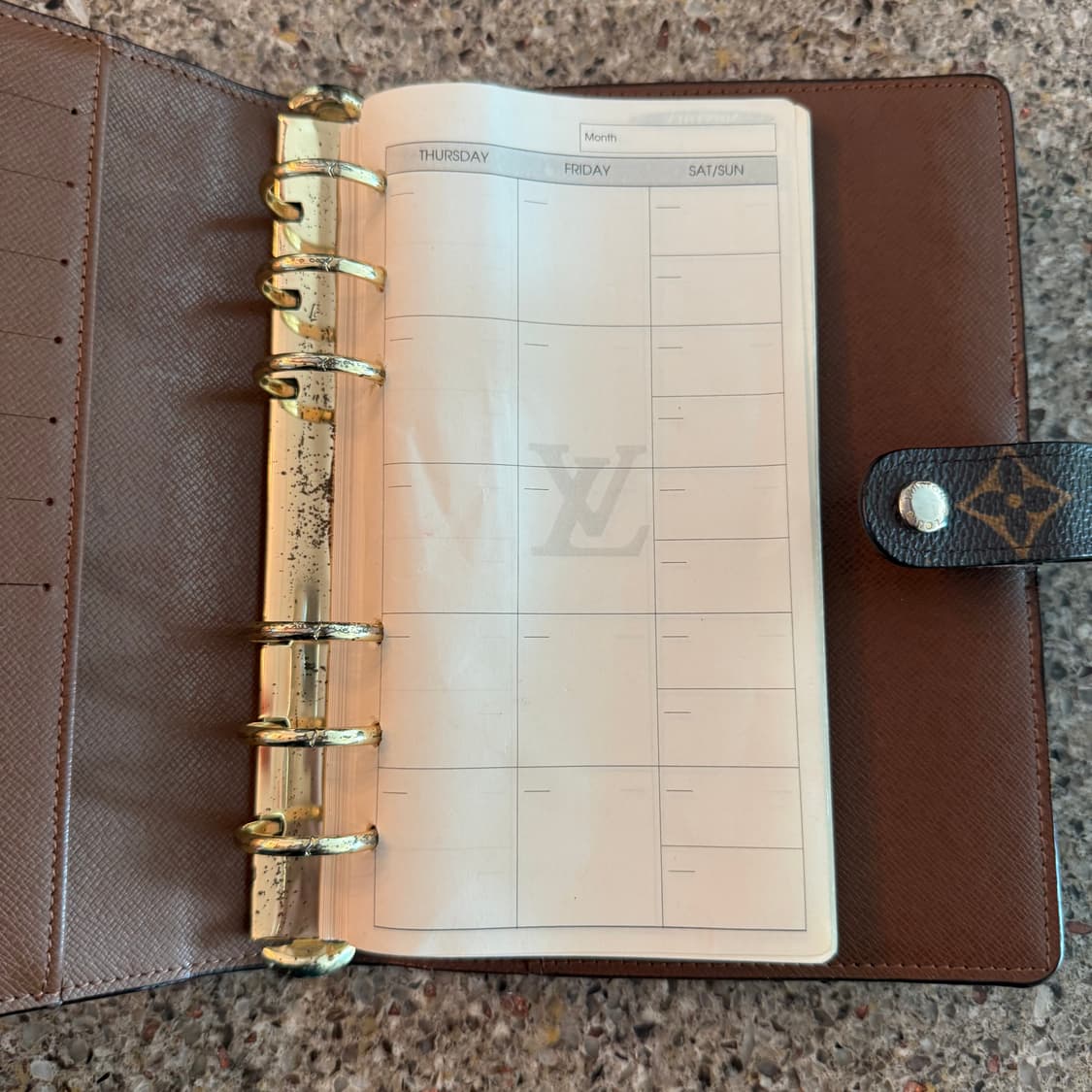 루이비통 모노그램 미디엄 링 아젠다 상품이미지6