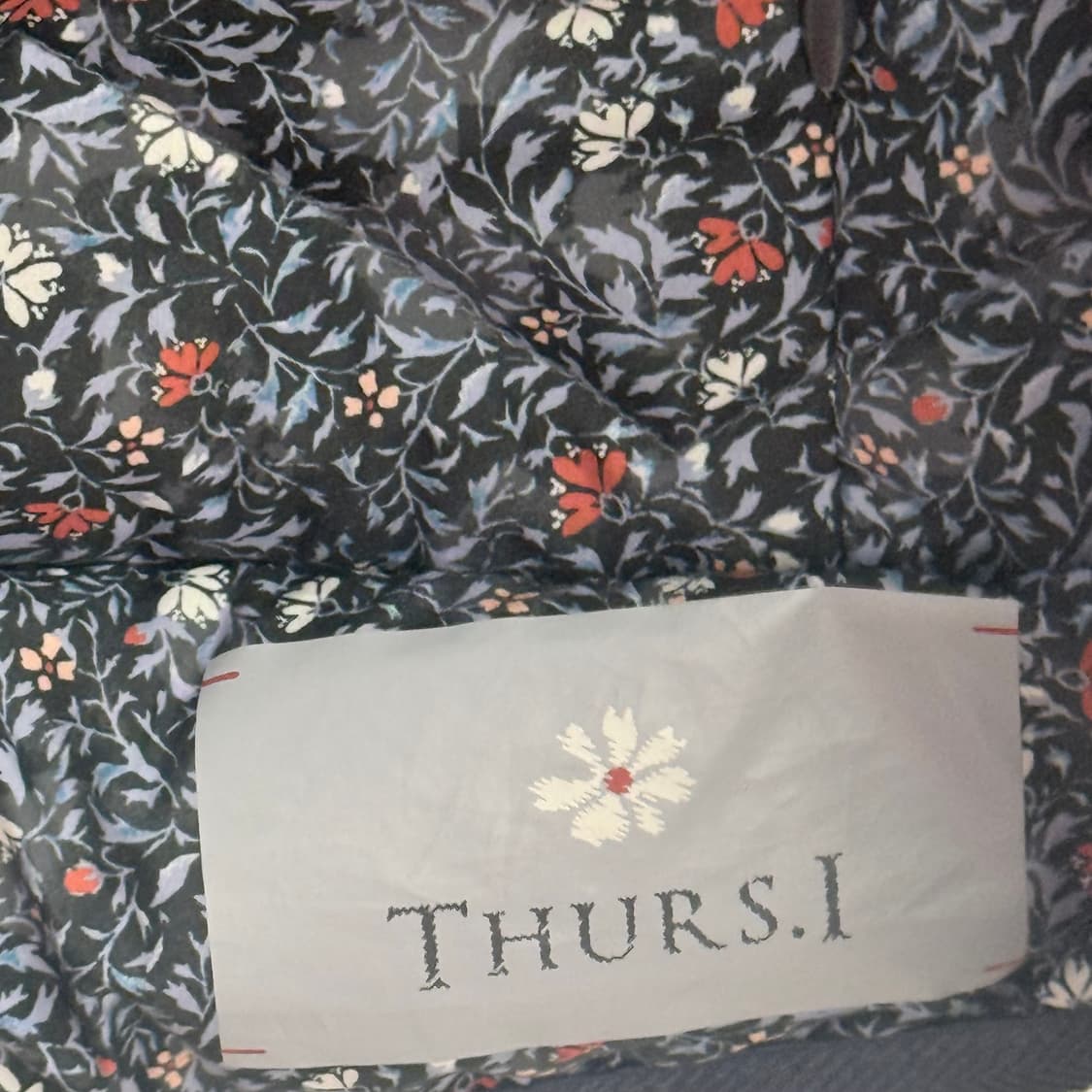 써스데이 아일랜드 플라워패턴 경량 점퍼 m (오리털) 상품이미지4