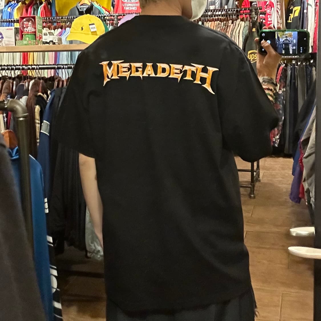 [HI] 빈티지 락 반팔티 블랙 상품이미지5