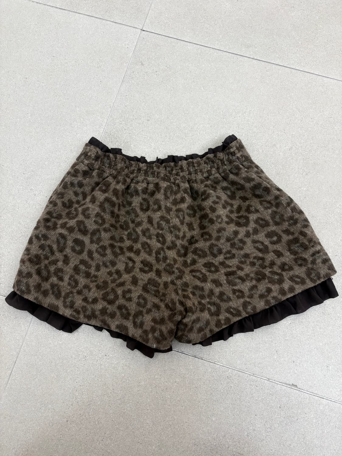 레오파드 프릴 숏츠 상품이미지4