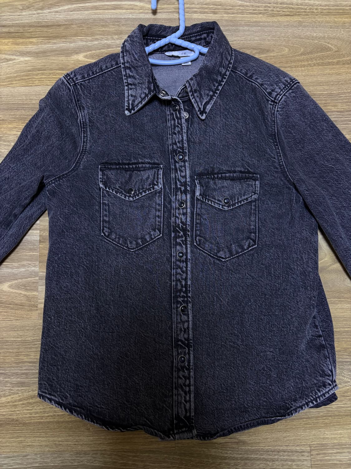 H&M 데님 셔츠 상품이미지4