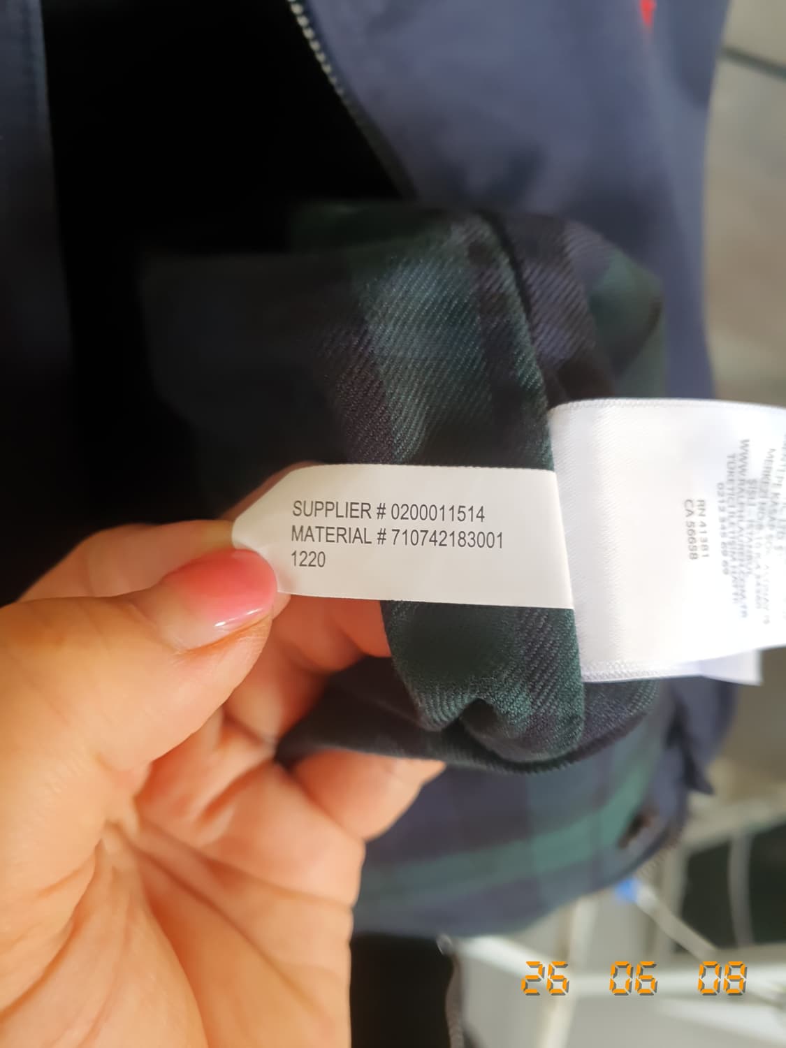 폴로 랄프로렌 네이비  자켓 M 상품이미지7