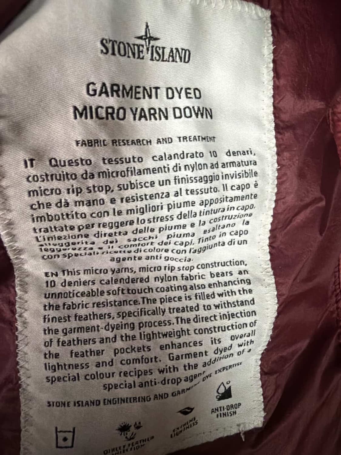 스톤 경량패딩 100 상품이미지3