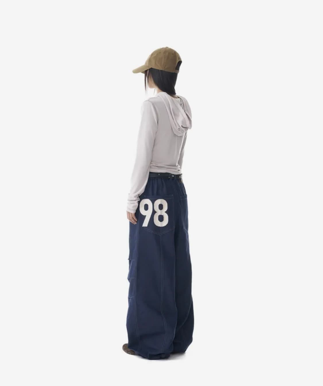 아캄 98 핀턱 데님 팬츠 상품이미지2