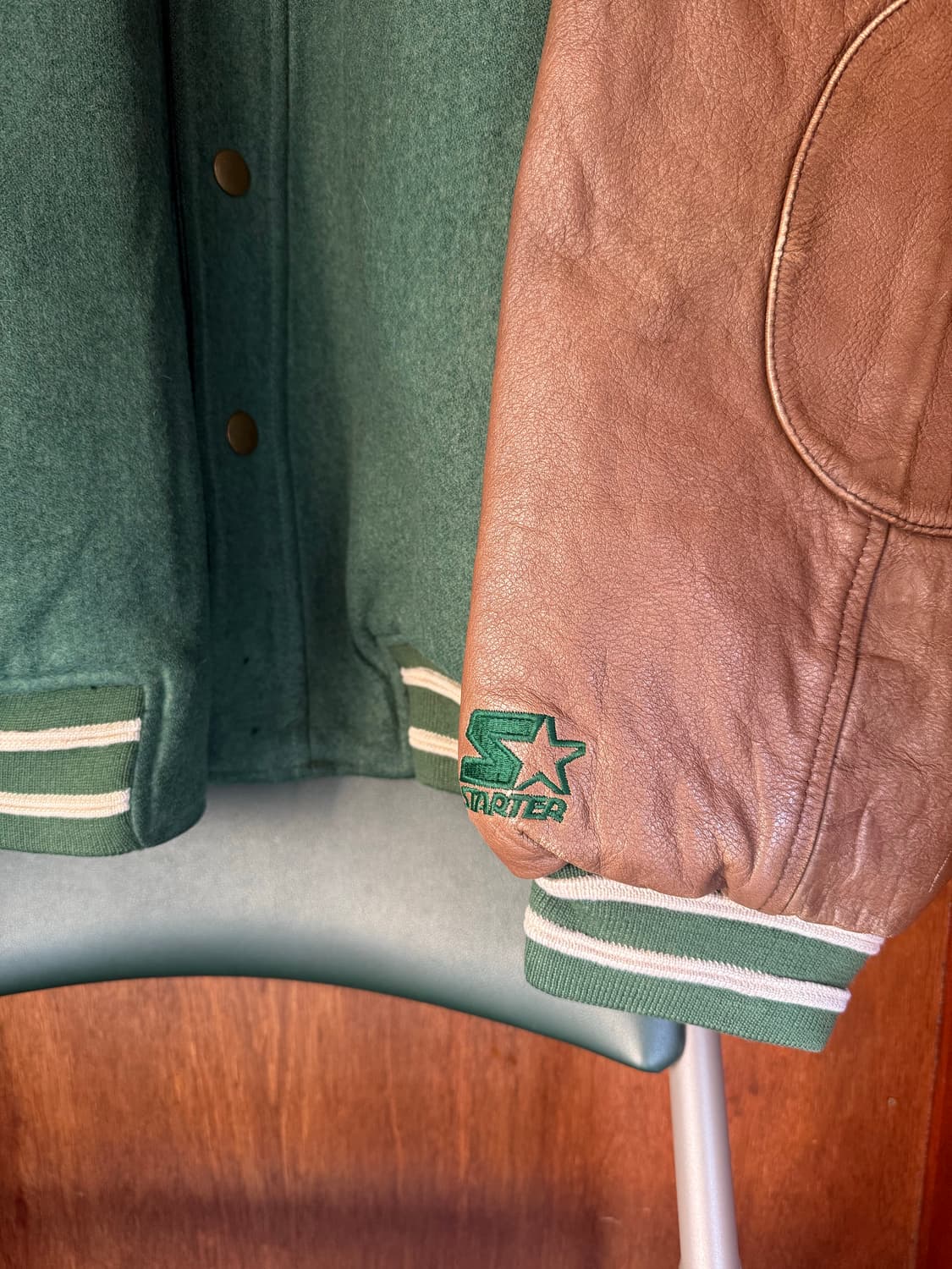 스타터 뉴욕제츠 레더자켓 NFL 상품이미지4