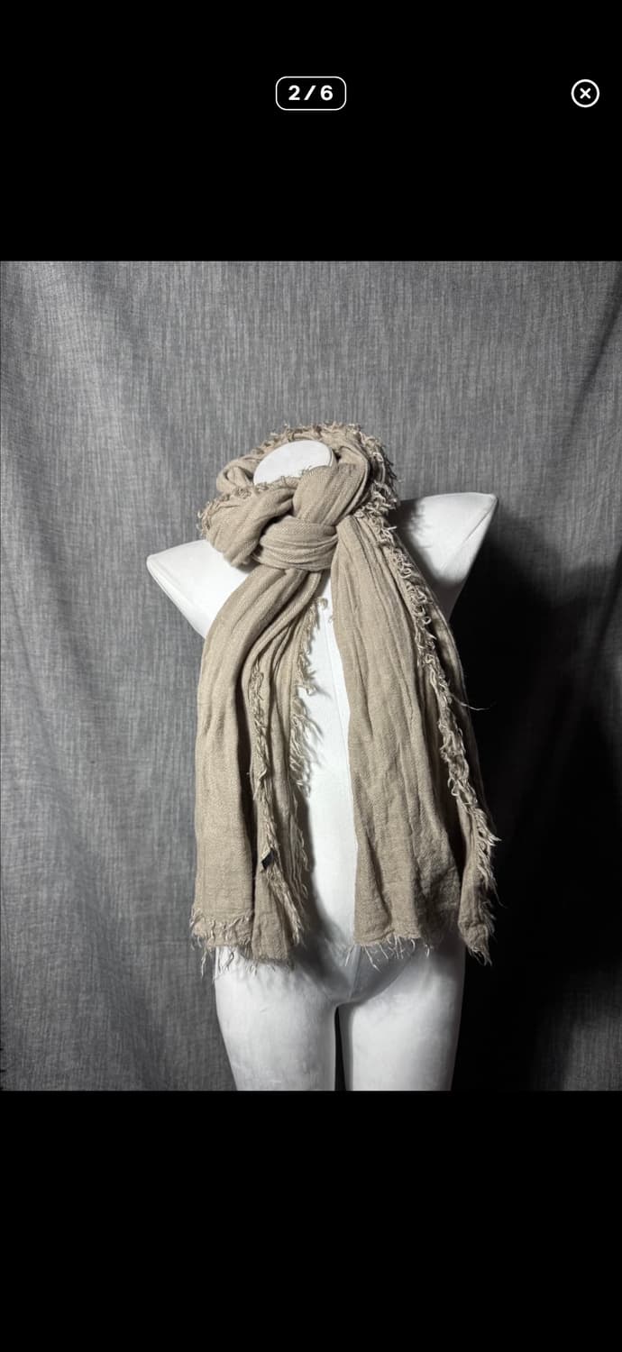 R13 디스트로이드 빈티지 머플러 상품이미지2