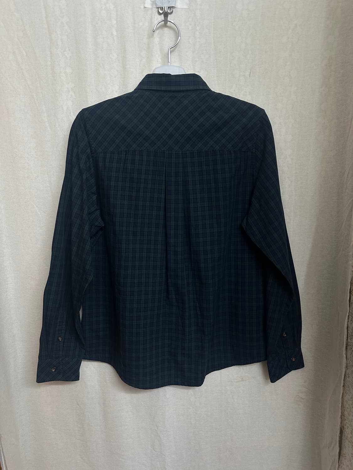 earth music check shirt 상품이미지2