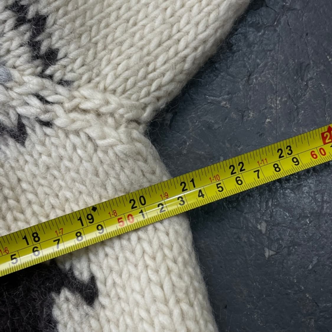 100 빈티지 코위찬 니트 집업  상품이미지6