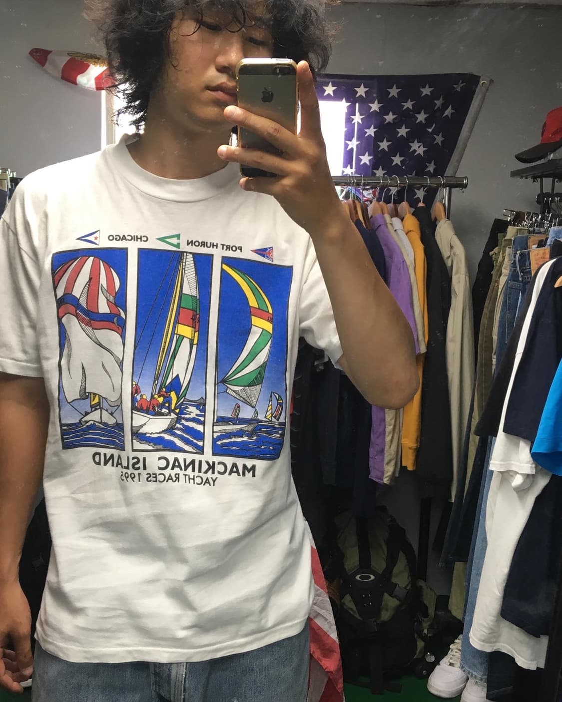 L) (SINGLE STICH) 90S BOAT TEE 상품이미지2