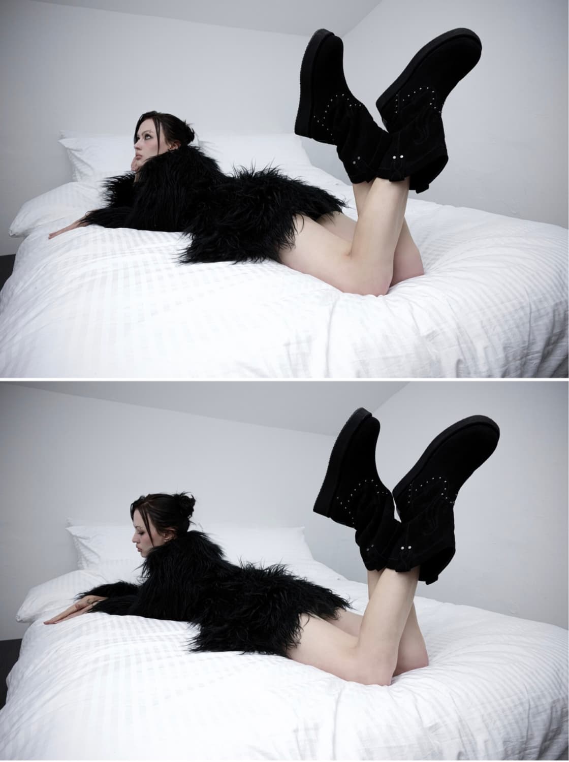 IHCNIK 이크닉 웨스턴 퍼 부츠 상품이미지1