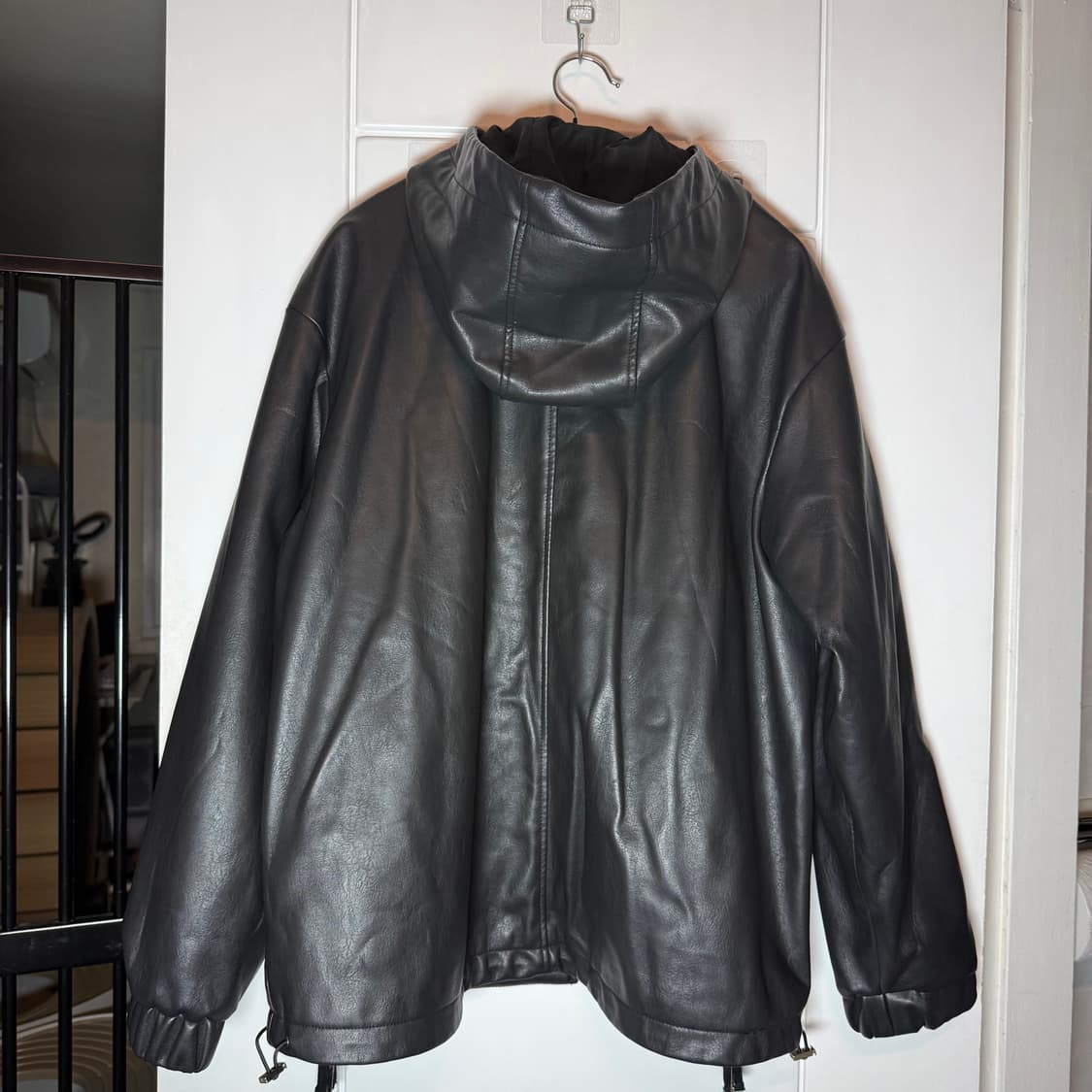 ZARA 자라 후디 레더 자켓 상품이미지2