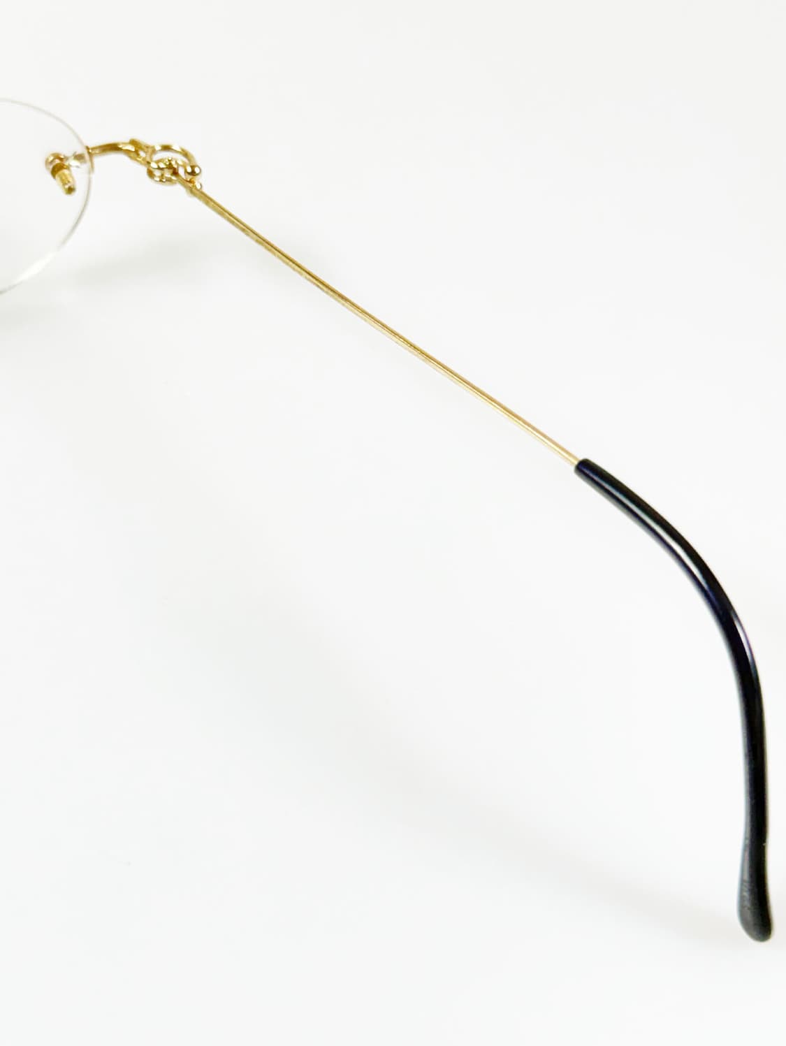 DEFENSE 무테 오벌 골드 메탈 빈티지 안경 상품이미지6