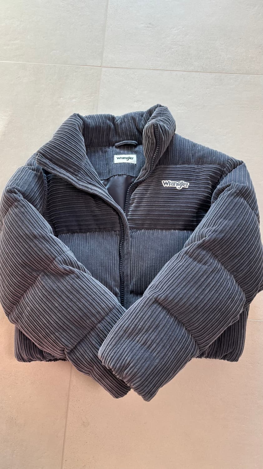 랭글러 우먼즈 코듀로이 크롭 푸퍼 덕 다운 상품이미지1